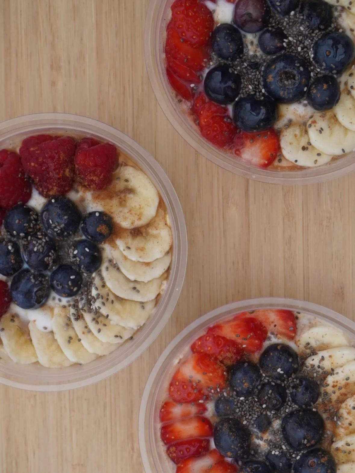 We thoughtfully source our produce from local businesses and makers. 🥐
We&rsquo;re passionate about taking extra care when
choosing where our ingredients come from and who
we partner with 🍌🍓

Whenever possible, we collaborate with
independents, B-