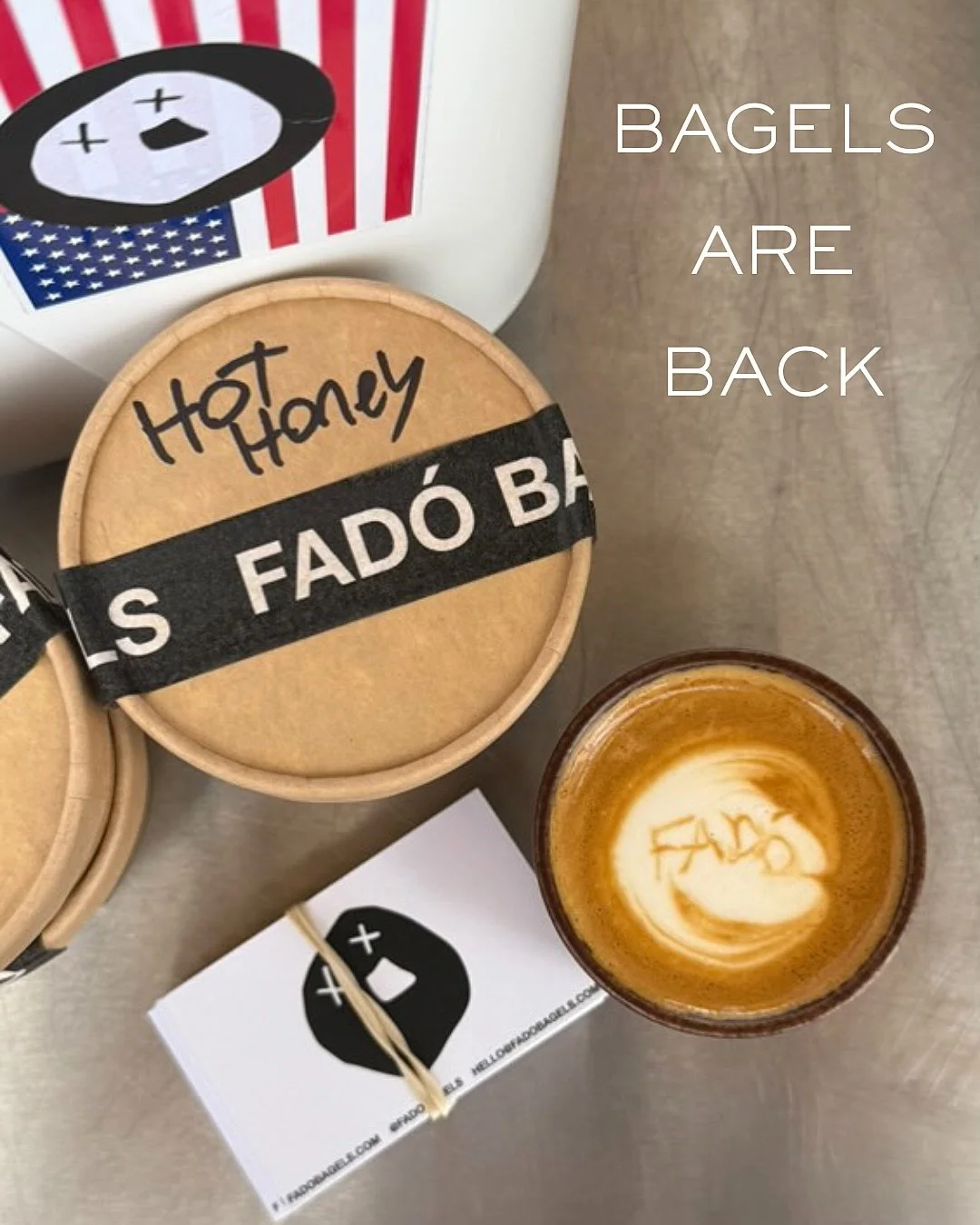 @fadobagels returns to Queen&rsquo;s Quay and we are all bizz 🥯🖤

Catch them at the Kiosk from 11-2 on Wednesdays &amp; Thursdays!