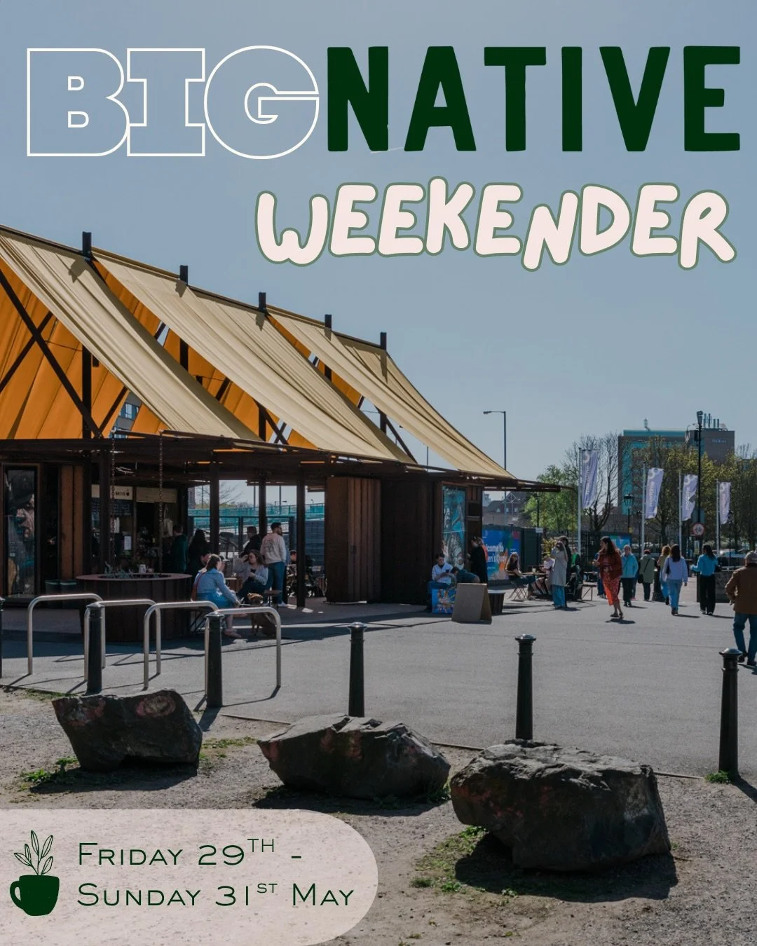 📅 SAVE THE DATE 🌿
Fri 29th - Sun 31st May

The Big Native Weekender has something for everyone! Mark the diaries and keep the eyes peeled for more info and workshop sign ups 👀