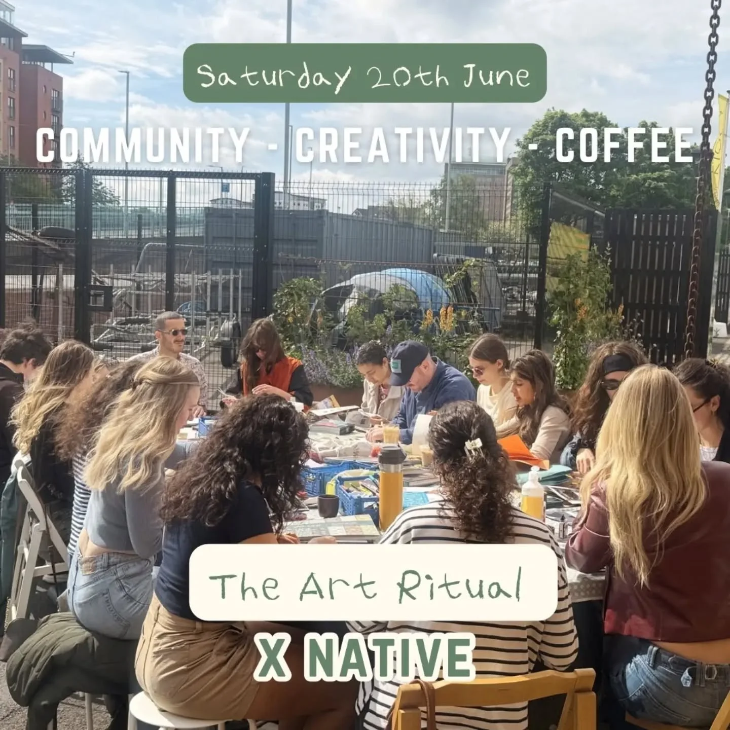 Can't wait for the next Art Ritual with Lauren 🌞 Wholesome, creative, chill vibes 🎨🖌️

🗓️ Saturday 20th June

Tag your friends! 🧡

Tickets in bio ☺️

#art #coffee #creative