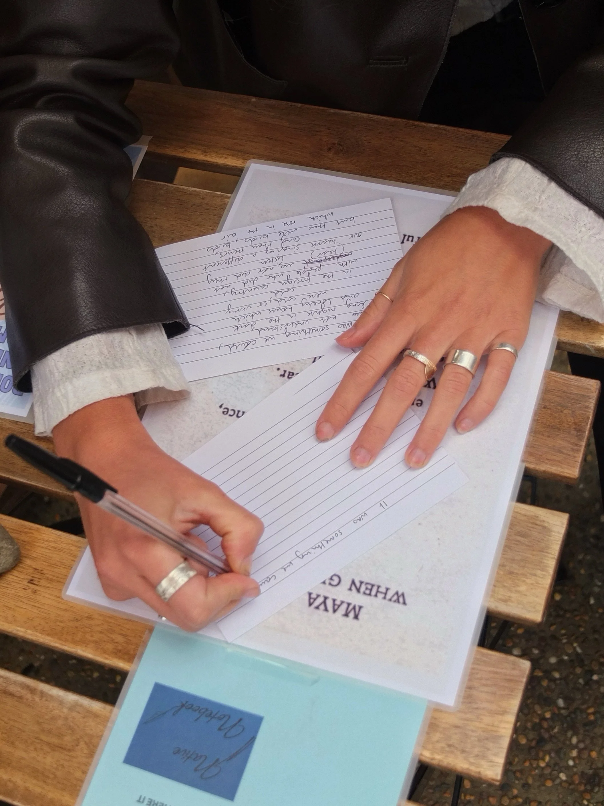 The Native Notebook - Culture Night &lsquo;26 🌌🖋️

Massive thank you to Niamh McNally and Denisa Hasieberova for facilitating a lovely poetry workshop with us. It was beautiful to watch a variety of people come in, chill out and put some heartfelt 