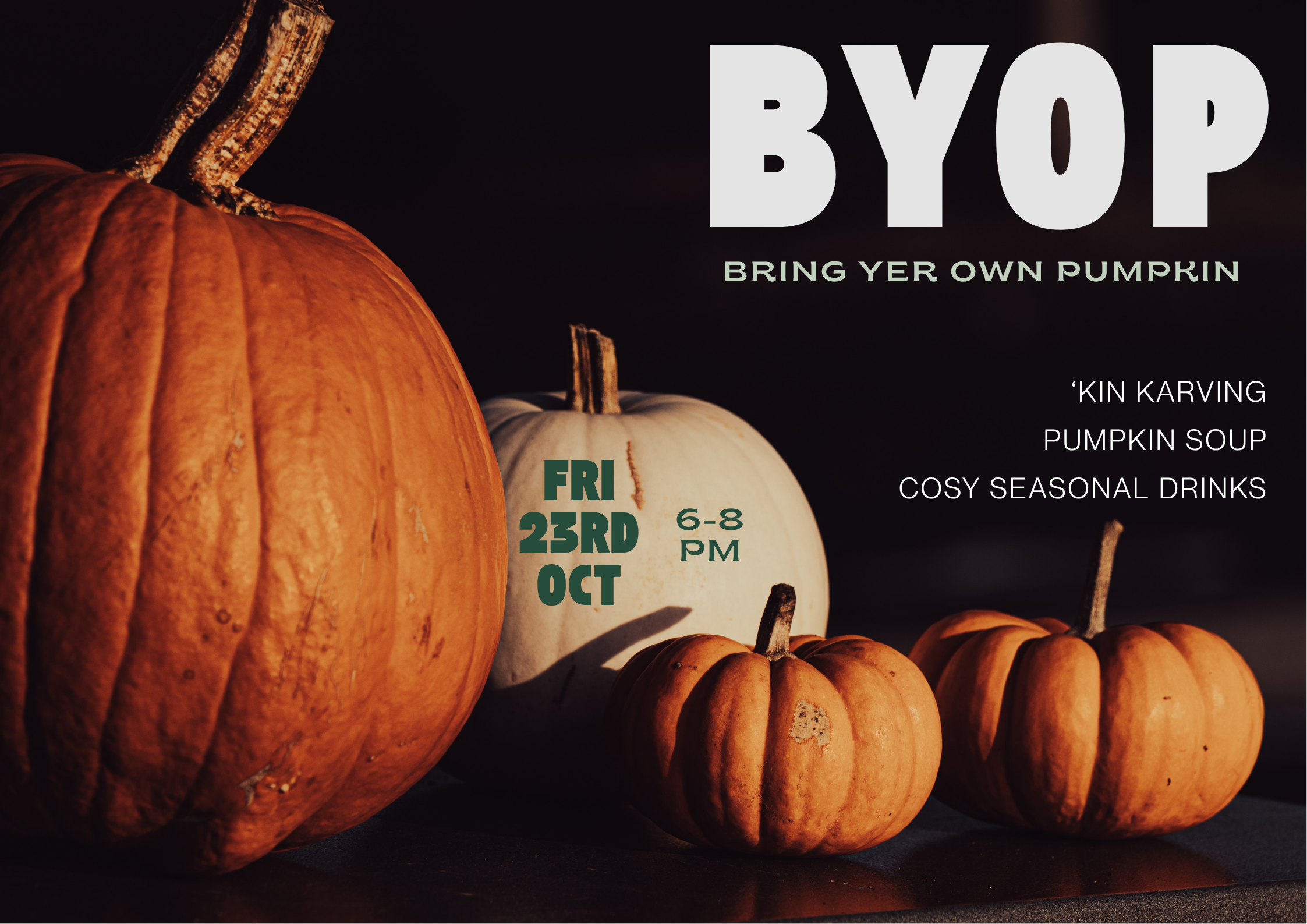 BYOP - Bring Yer Own Pumpkin