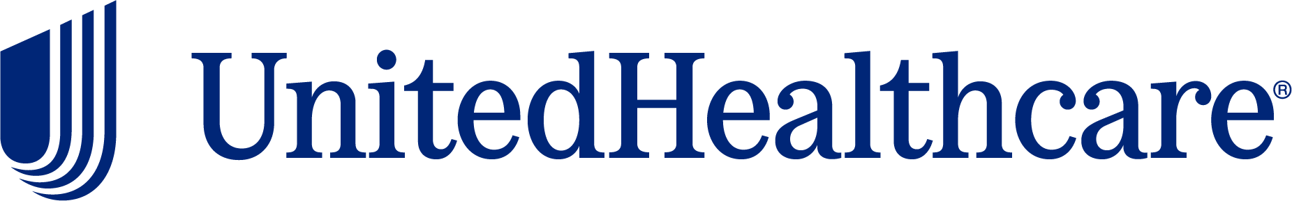 UnitedHealthcare logo in blue with stylized 'U' and 'J' design