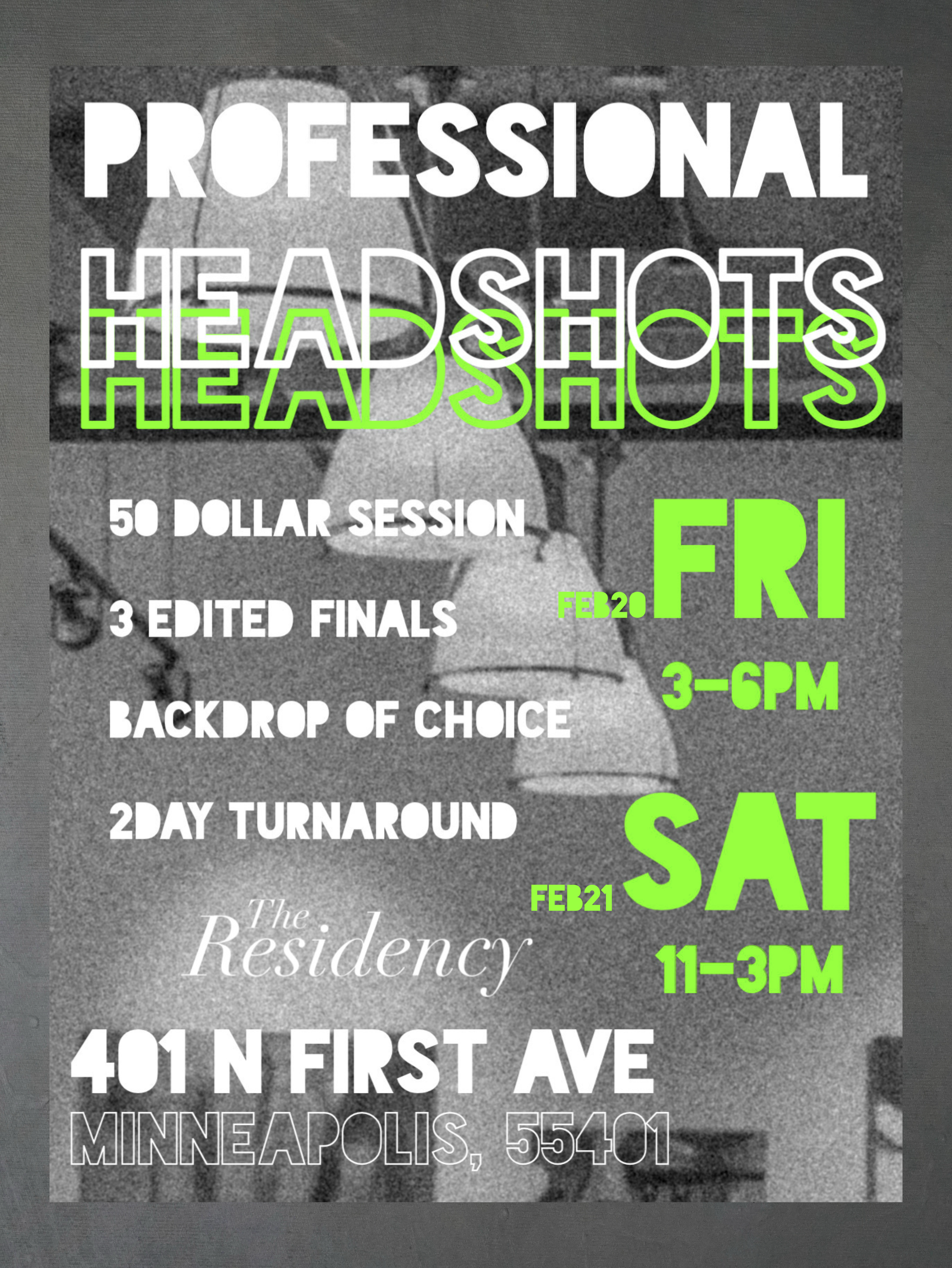 Professional Headshots @ The Residency