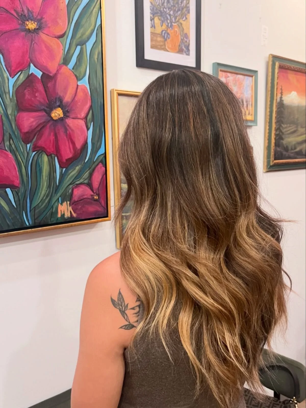Painted my bestie&rsquo;s hair today! 

I used Schwarzkopf blondme and vibrance and they did not disappoint!