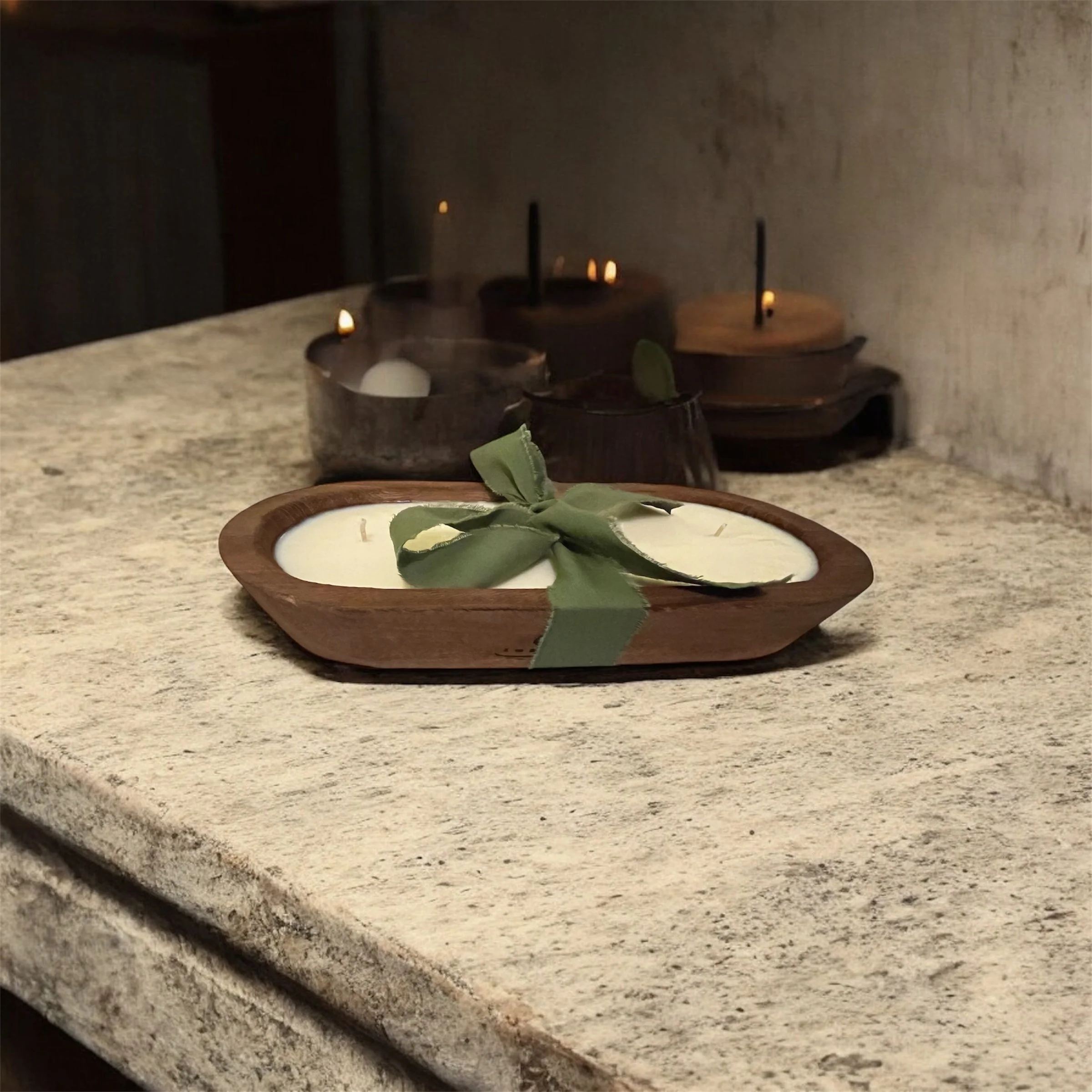 Dough Bowl Candle - 4 Wick