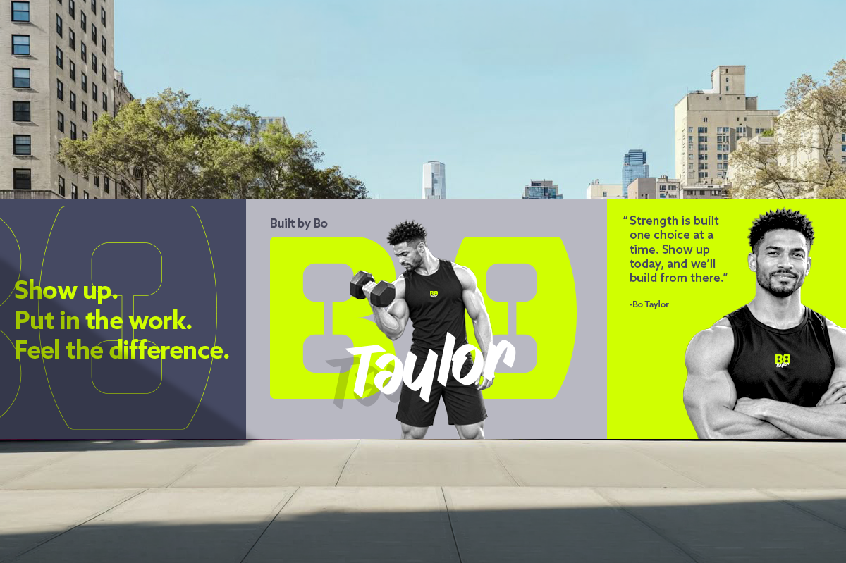 Bo Taylor Fitness Instructor Branding