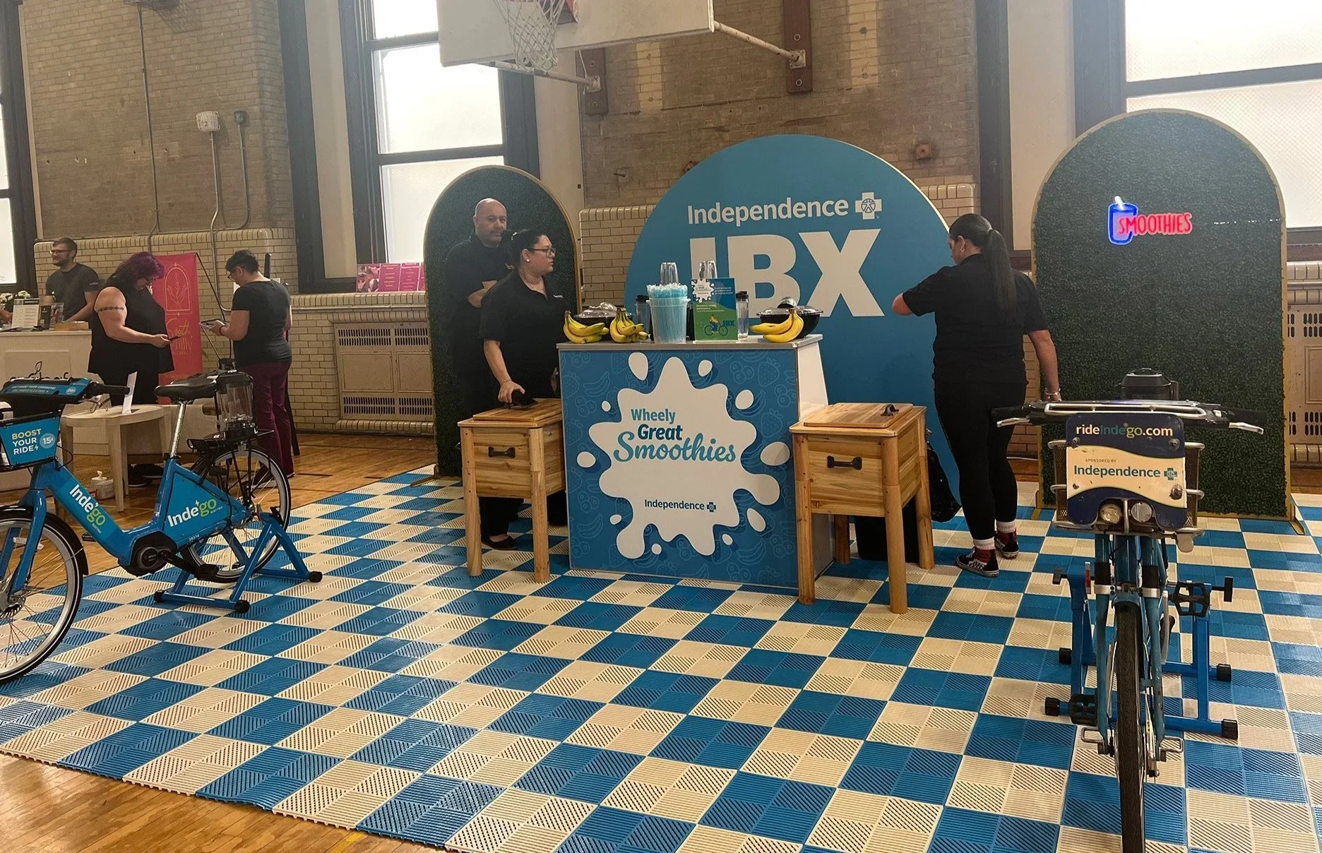 Indego smoothie activation in collaboration with Our People Entertainment