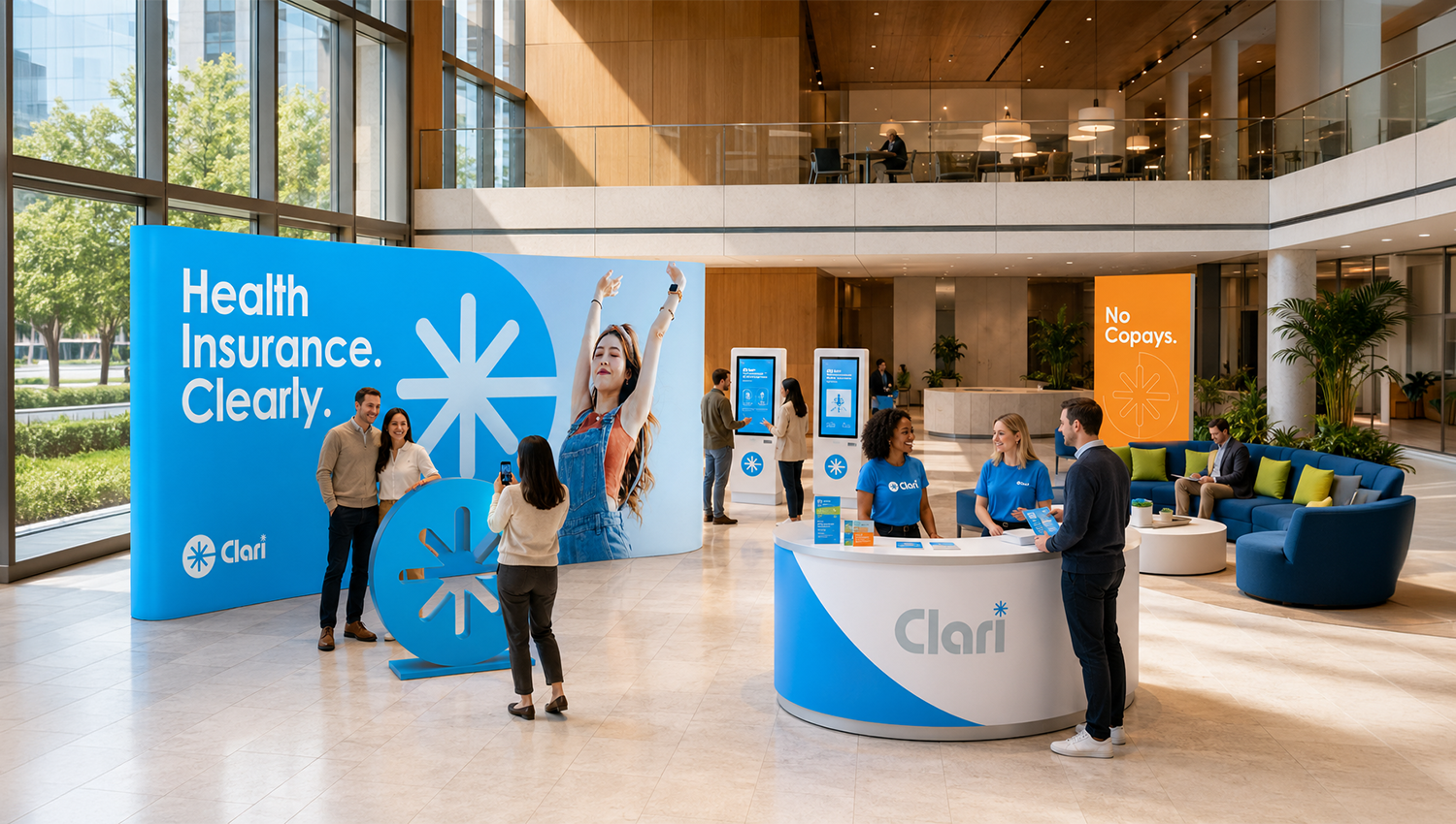 Clari Health Booth and Activations