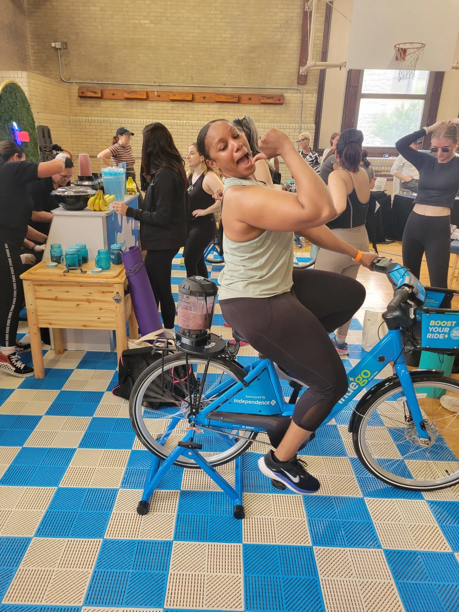 Indego smoothie activation in collaboration with Our People Entertainment