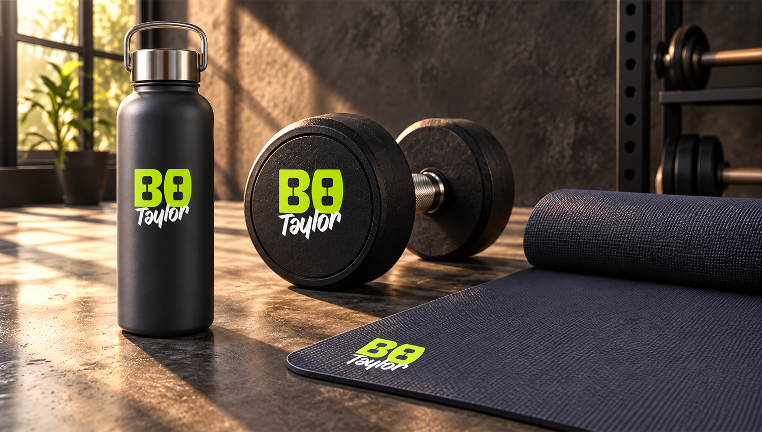 Bo Taylor Fitness Instructor Branding