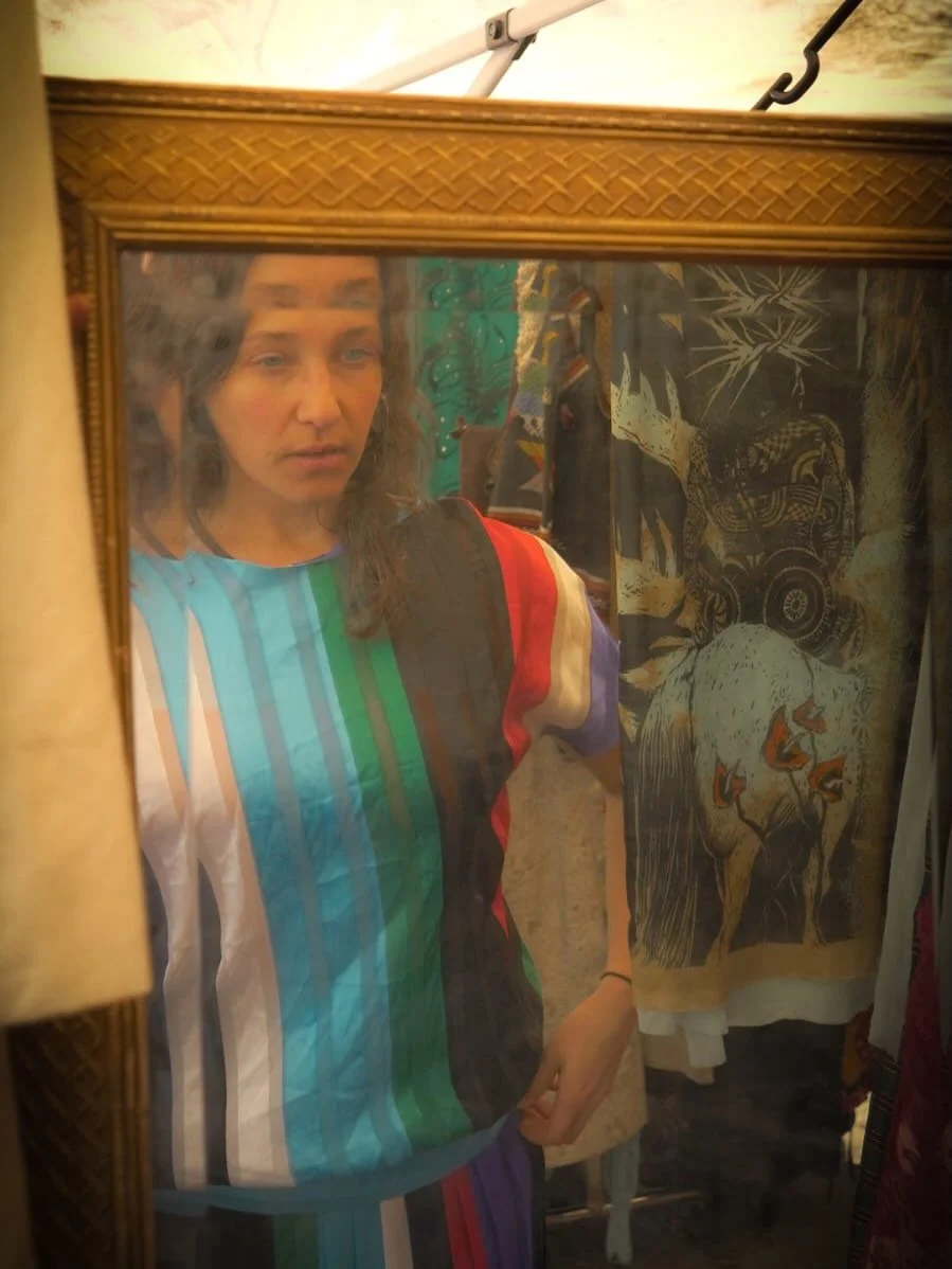 mexico city // december 2025 

in my element searching through a huge antique market for vintage finds :)

when i was a child, we had a wooden trunk full of dress up clothing in the living room. every day as a toddler i&rsquo;d wake up, toddle over a