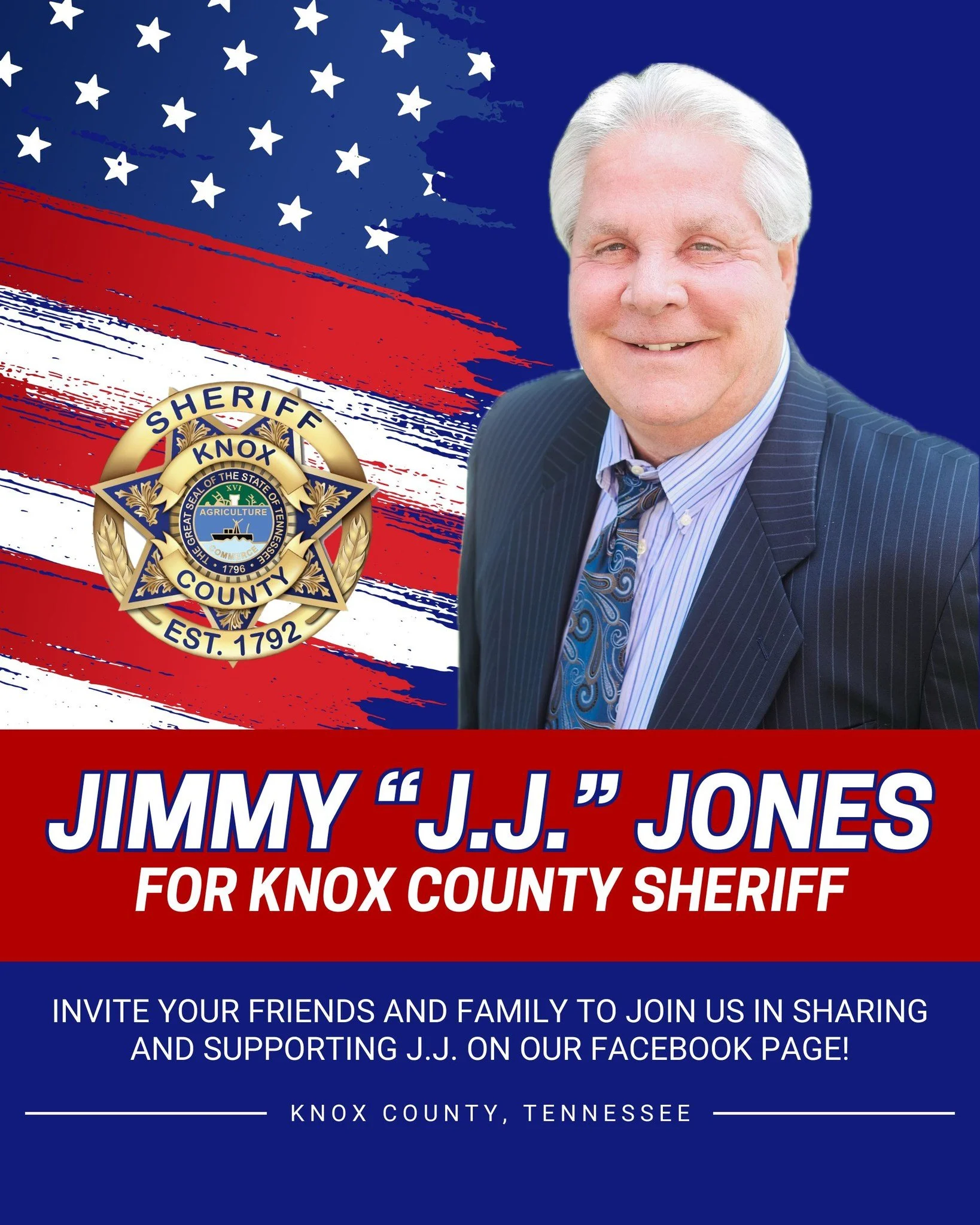 📣 In Case You Missed It &mdash; We&rsquo;re In This Together

A few weeks ago, we announced that Jimmy &ldquo;J.J.&rdquo; Jones is officially running to be your next Knox County Sheriff&mdash;and that truth still stands strong today. 💪

We&rsquo;re