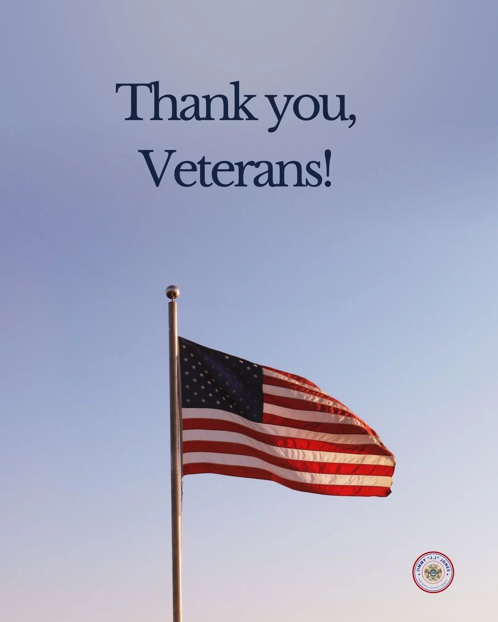 🇺🇸 Thank you!

Today, we pause to honor the brave men and women who have worn the uniform of our country.

To every veteran across Knox County and beyond, thank you for your service, your sacrifice, and your unwavering commitment to protecting the 