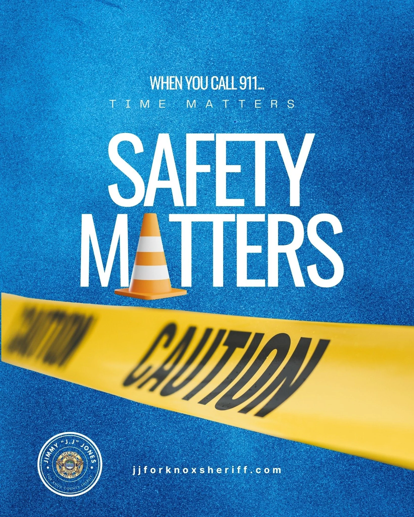 When you call 911, seconds matter.

Jimmy &ldquo;J.J.&rdquo; Jones has a plan to improve emergency response times across Knox County by implementing GPS systems in every patrol vehicle. That means dispatchers can send the closest available officer&md