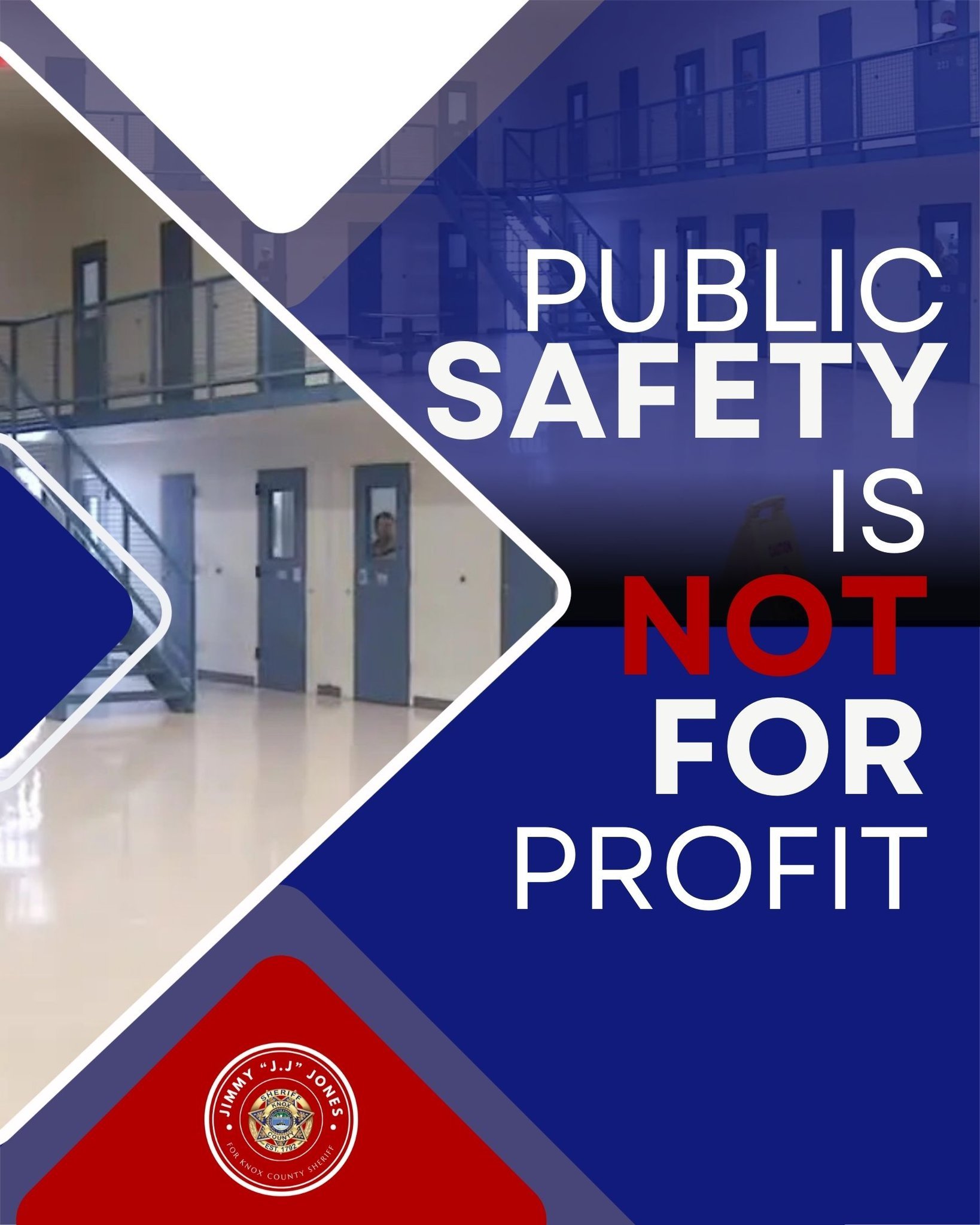 Let&rsquo;s Be Clear: The Knox County Jail Is Not For Sale.

I do not support privatizing the Knox County Detention Facility. And I never will.

Across the country, the private jail model has been tried. It has failed time and time again.

When you p