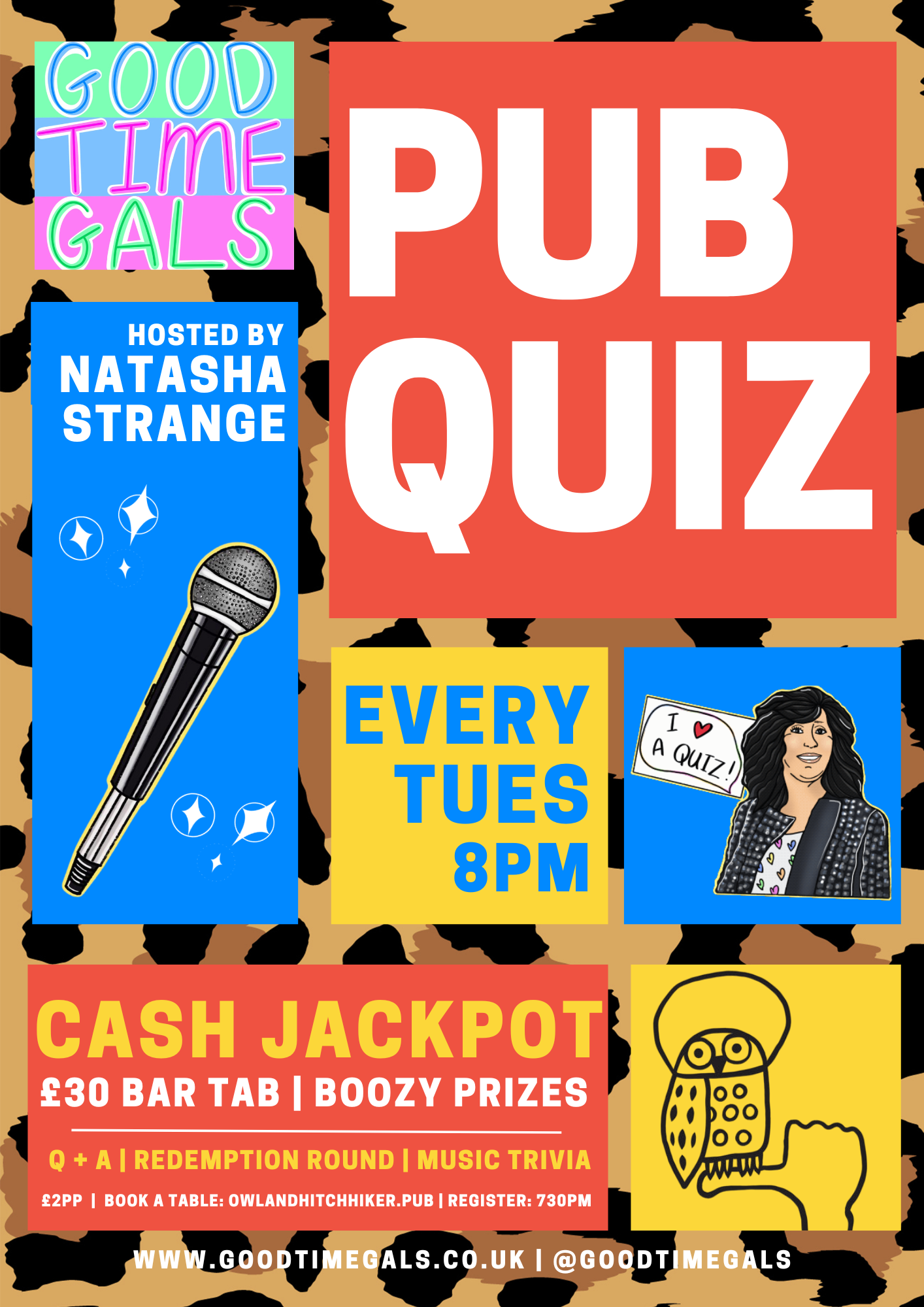 Good Time Gals Pub Quiz w/ Natasha Strange