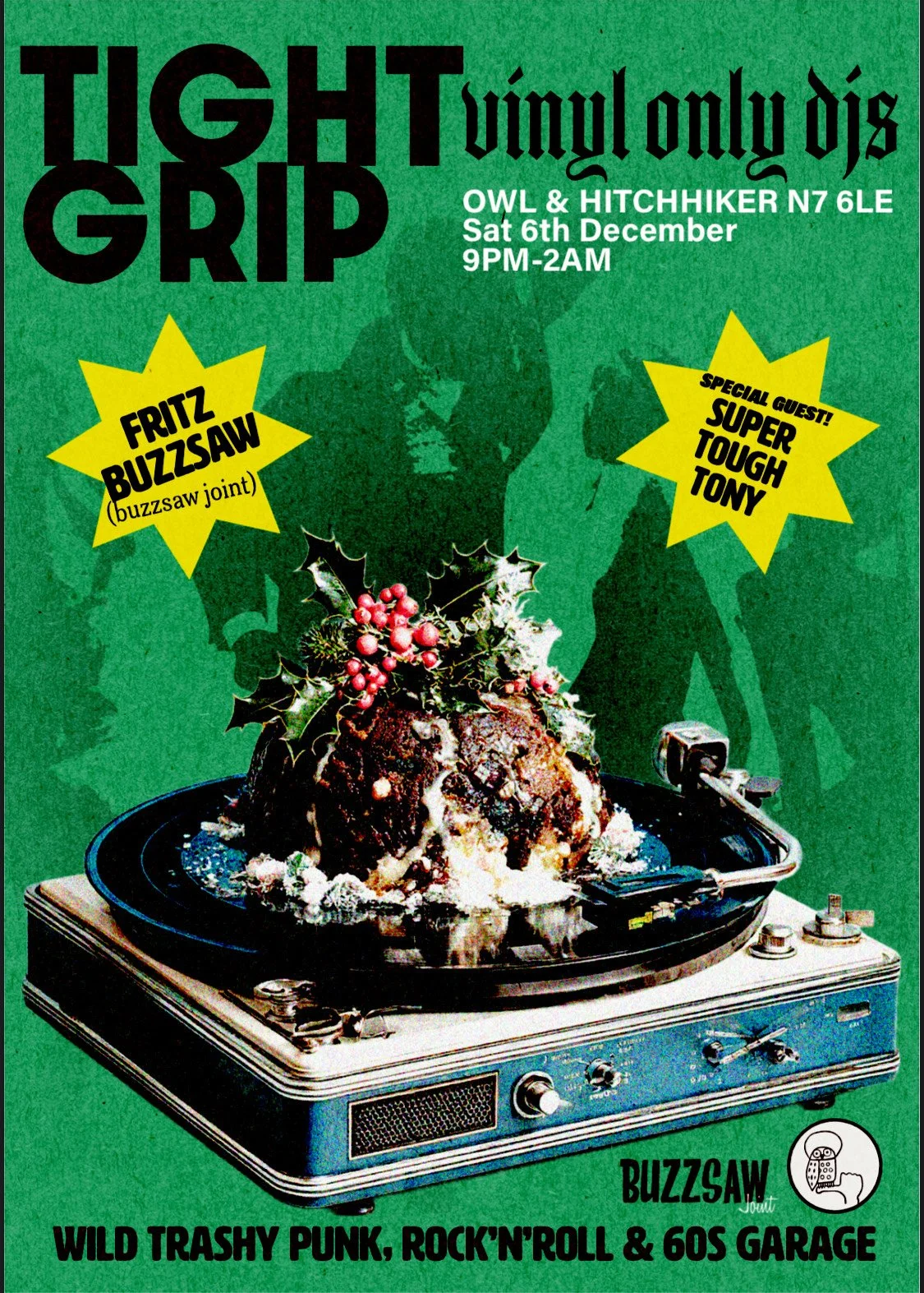 Tight Grip: Vinyl only DJs wild trashy PUNK, ROCK n Roll &amp; 60’s garage