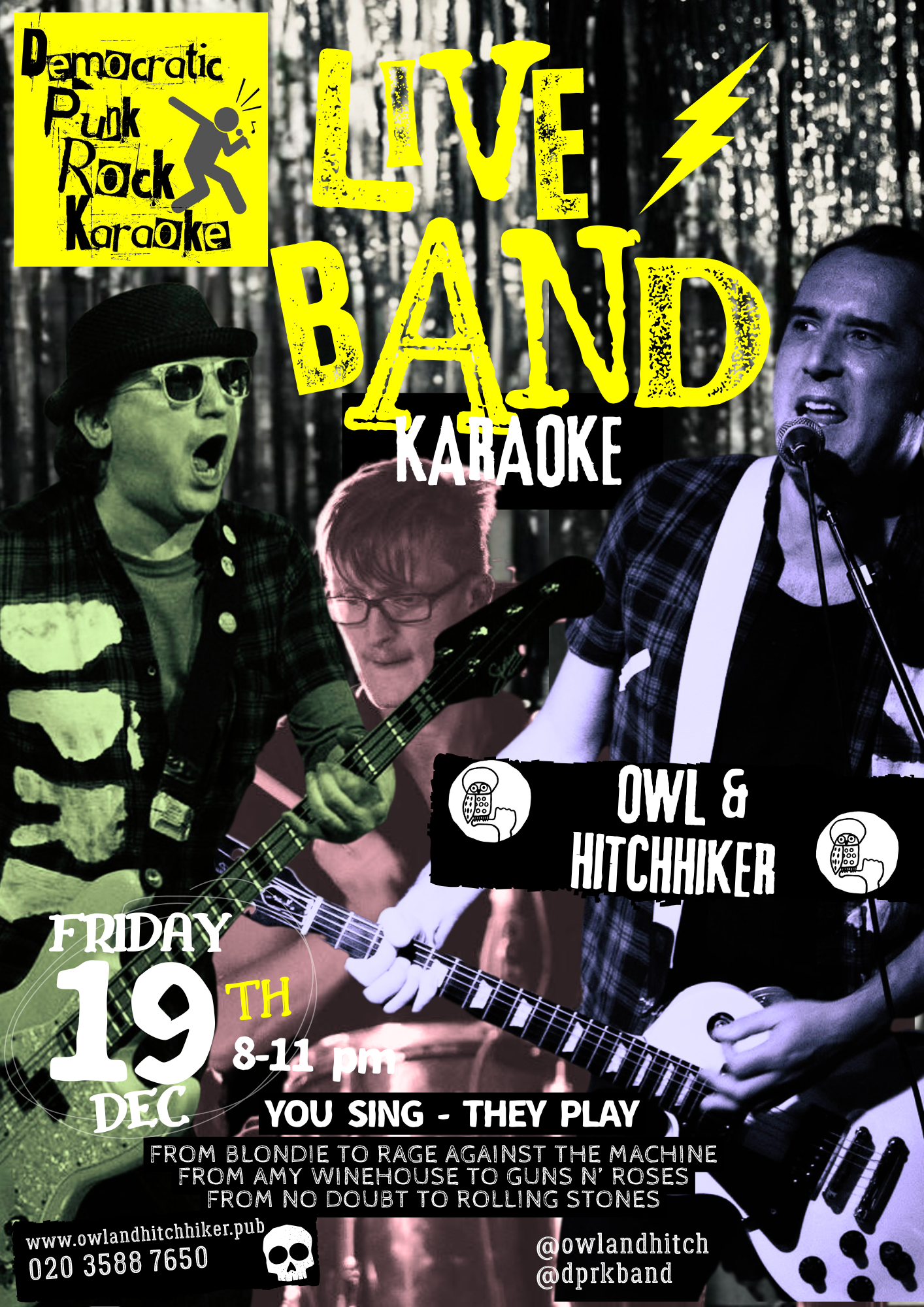 D.P.R.K LIVE BAND KARAOKE: YOU SING THEY PLAY