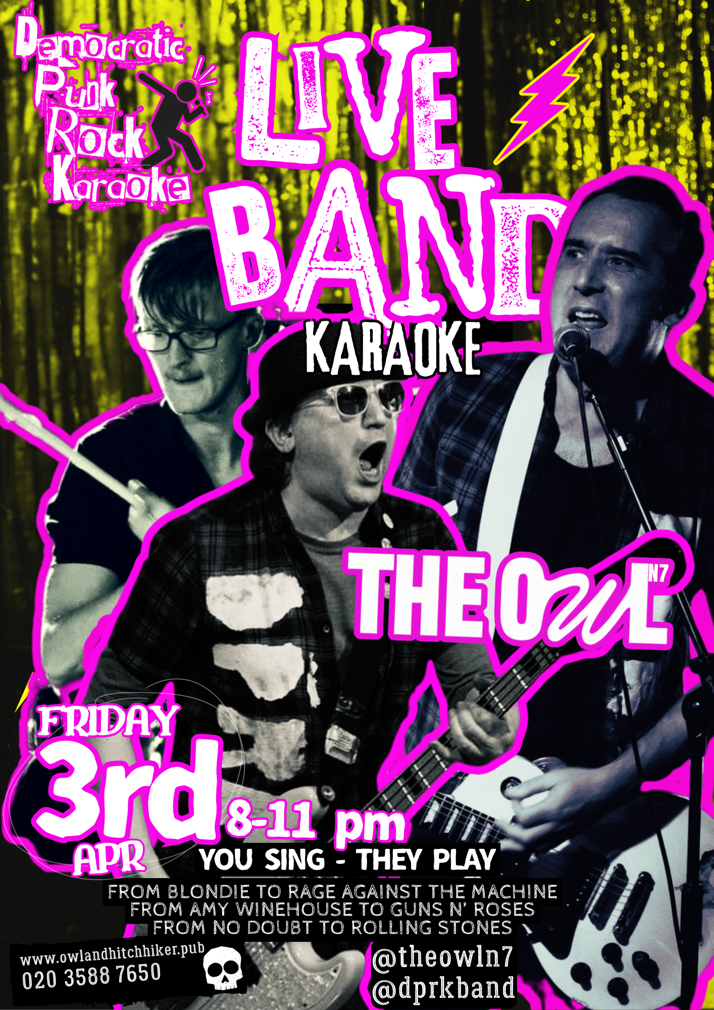 D.P.R.K LIVE BAND KARAOKE: YOU SING THEY PLAY