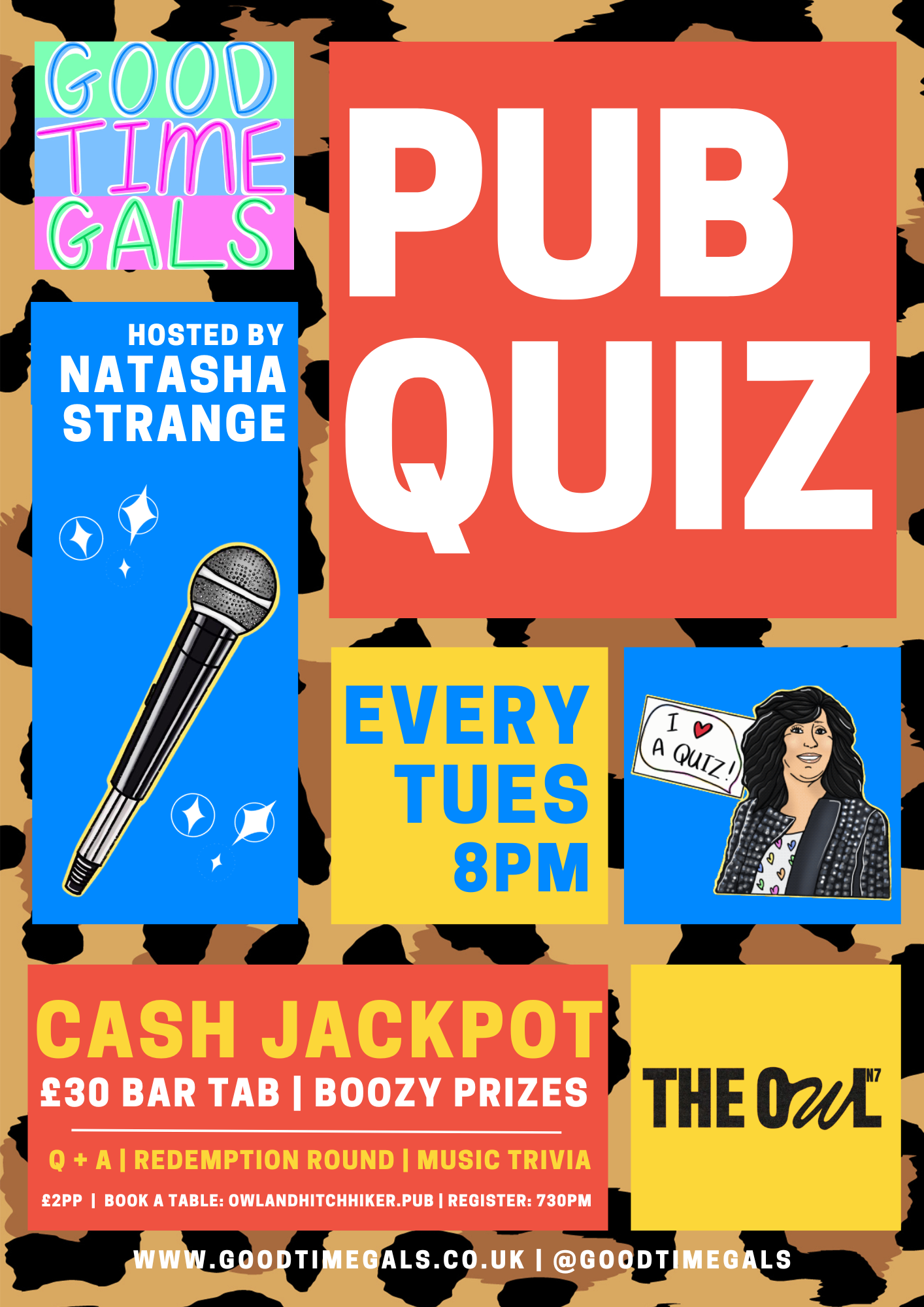 Good Time Gals Pub Quiz w/ Natasha Strange