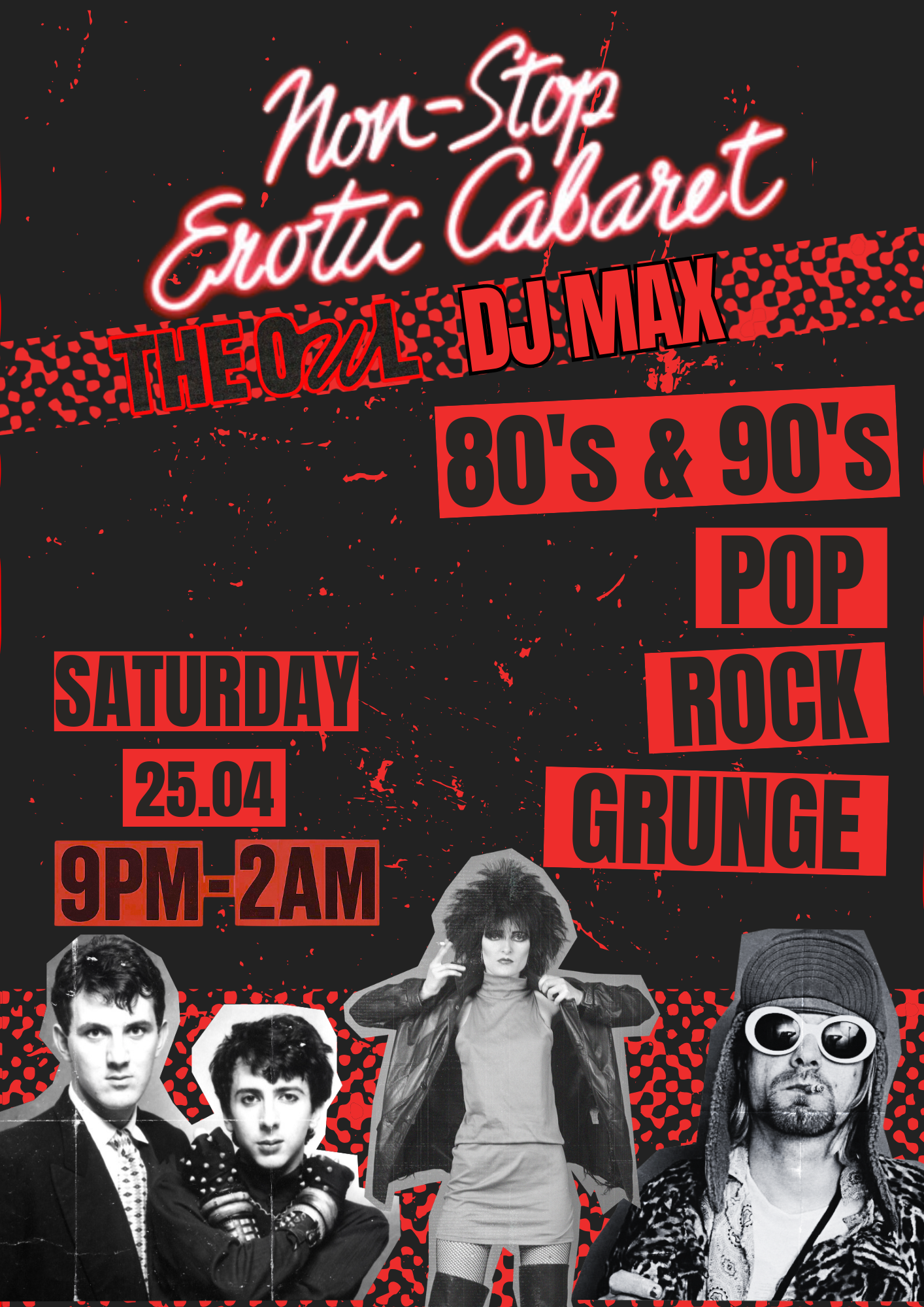 Non-stop erotic cabaret W/ DJ MAX