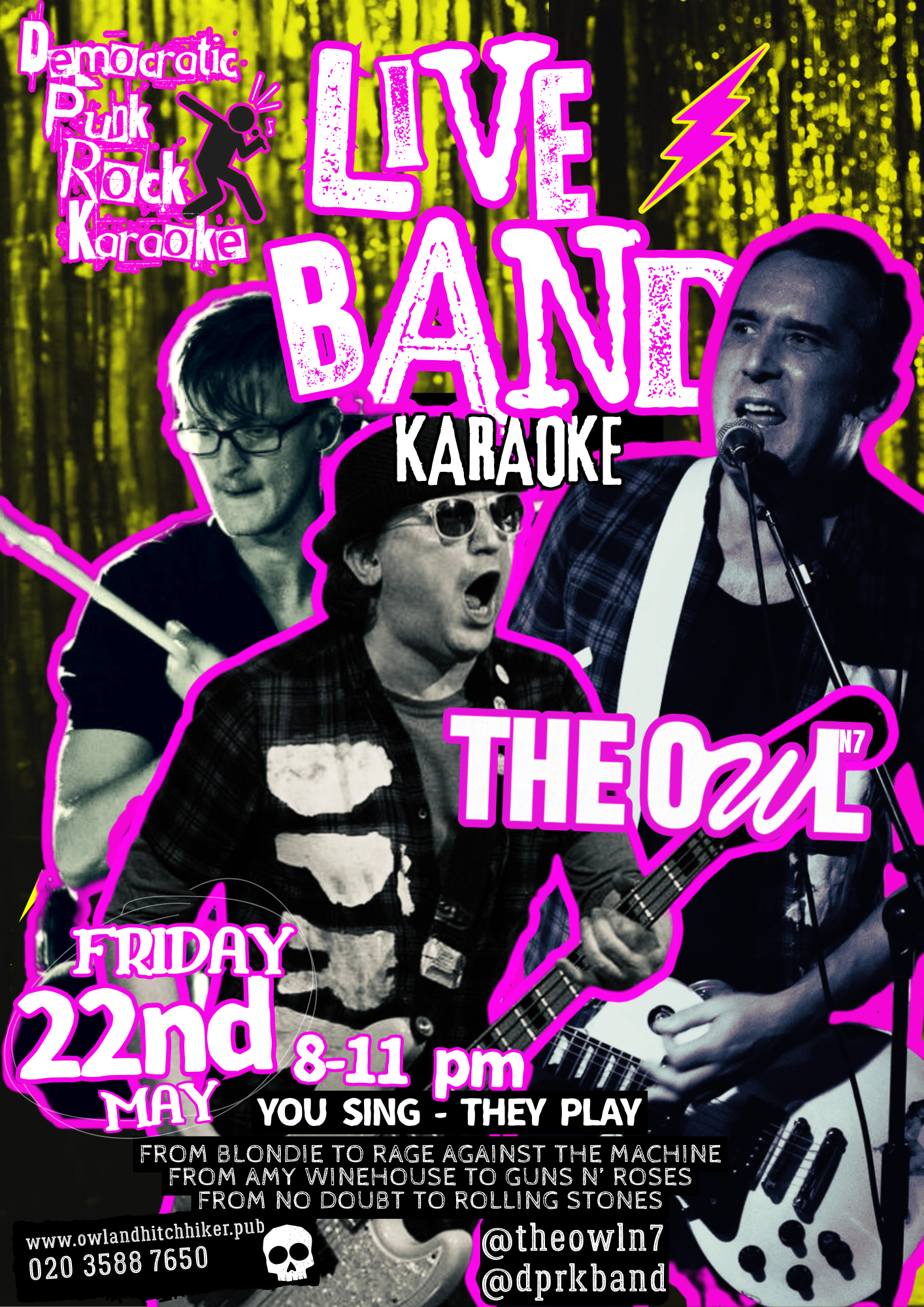 D.P.R.K LIVE BAND KARAOKE: YOU SING THEY PLAY
