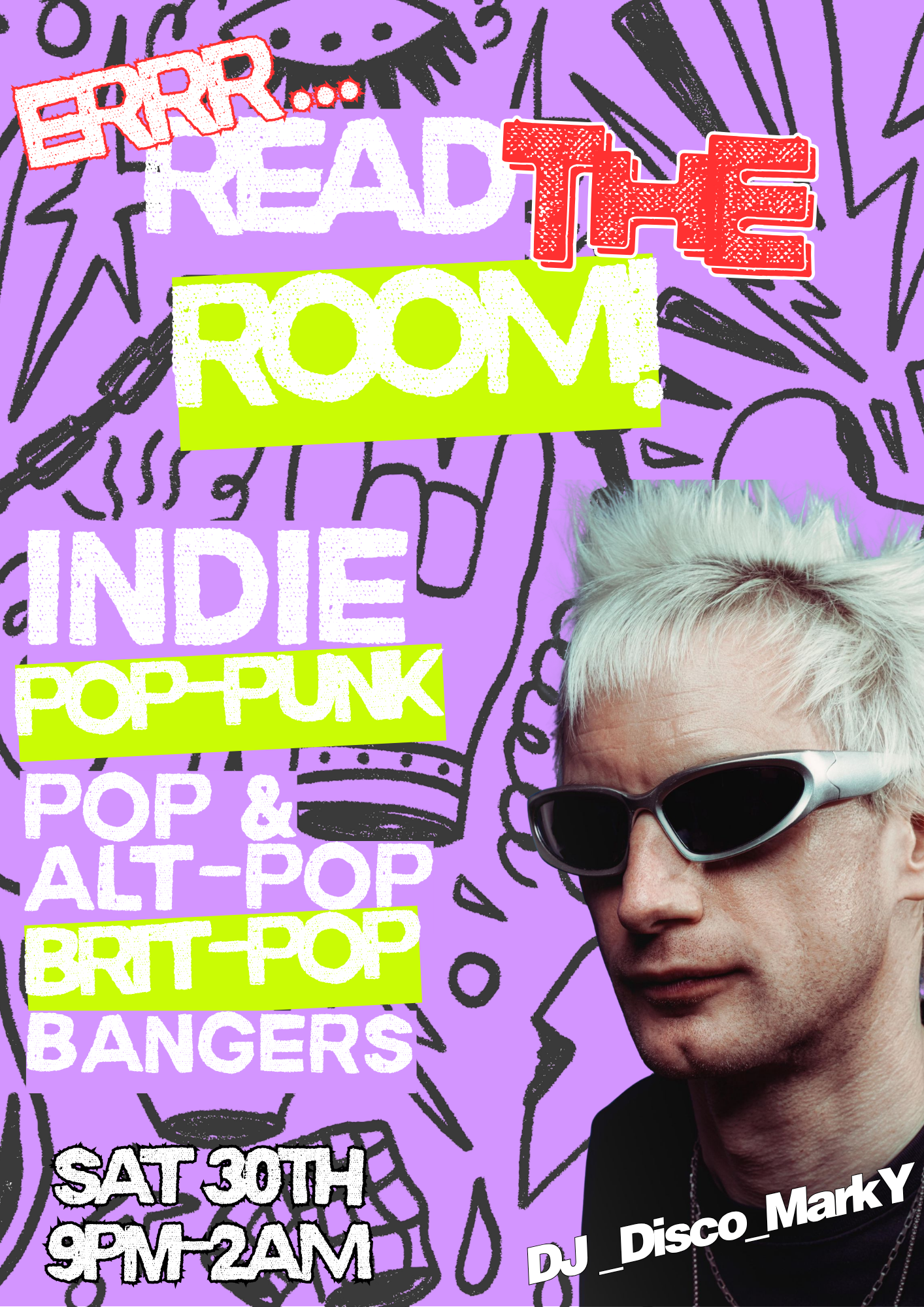 ERR… READ THE ROOM W/DISCO MARKY