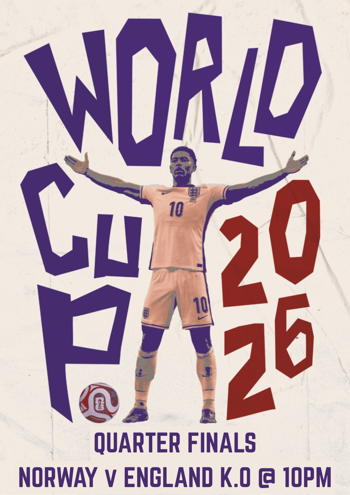 WORLD CUP QUARTER FINAL: NORWAY V ENGLAND 
