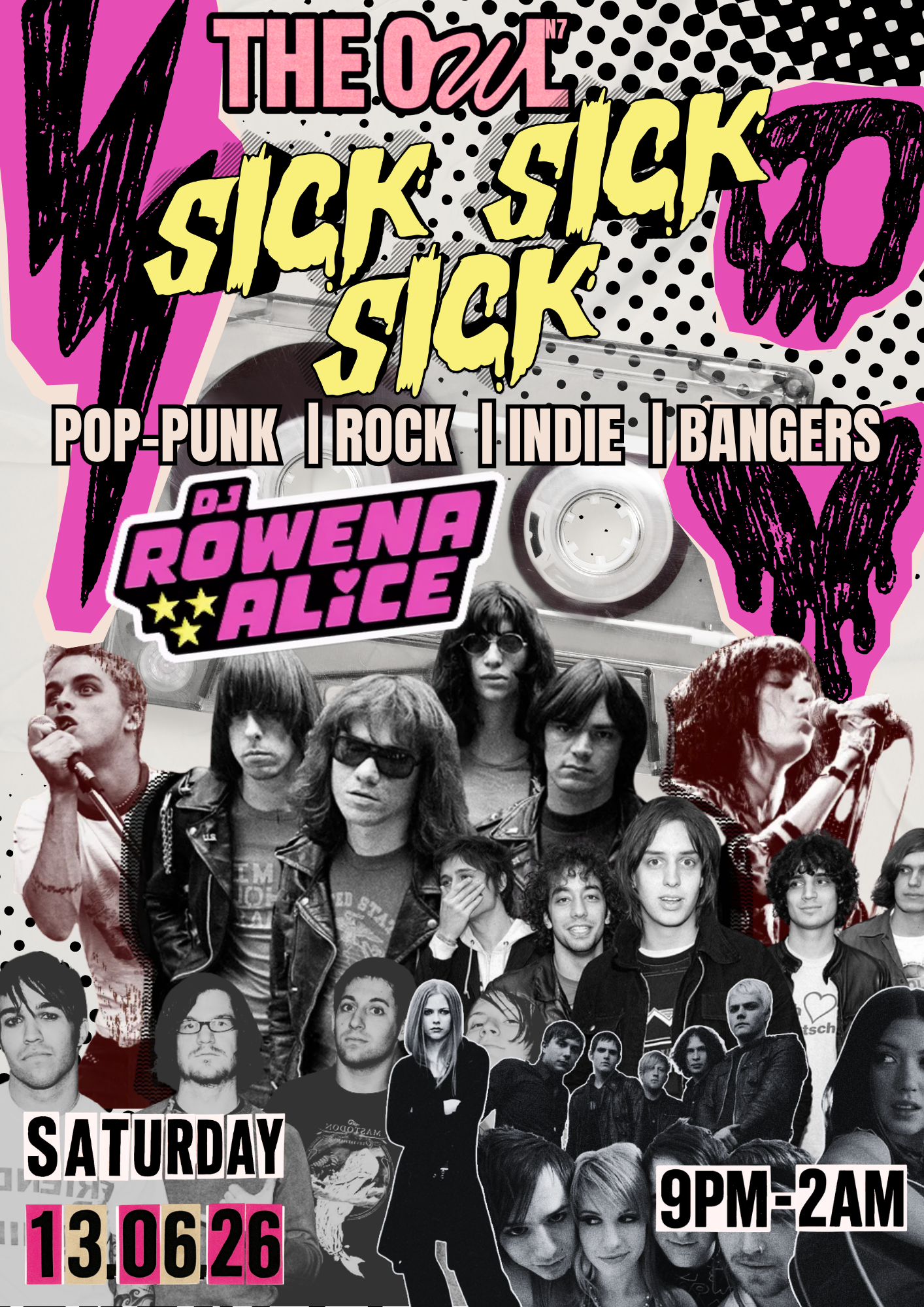 SICK SICK SICK W/ ROWENA ALICE — The Owl