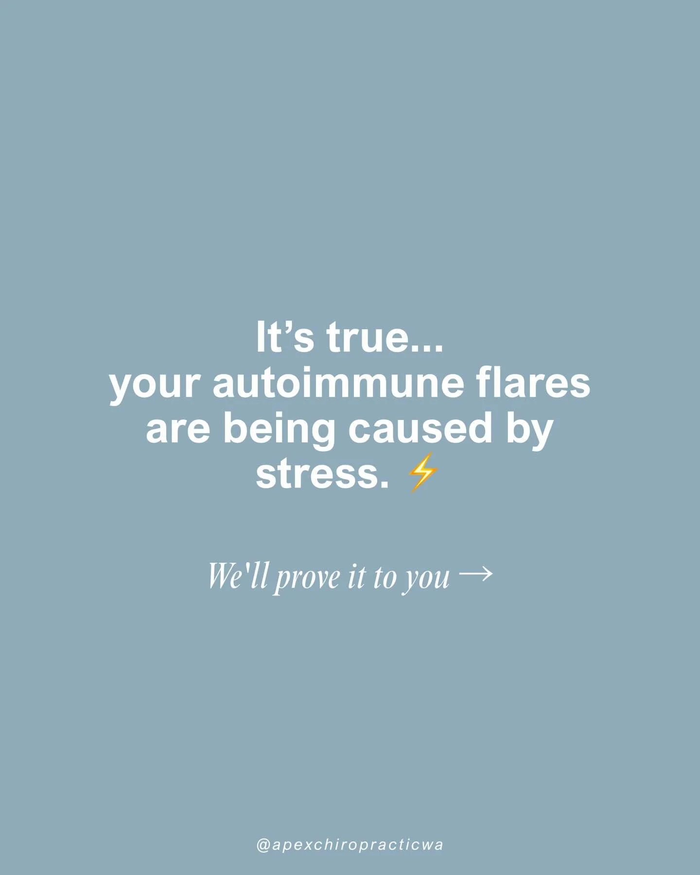 If you or someone you know struggles with autoimmune flares, click the link in our bio! The nervous system may be the missing link! 👏🏽

#pxdocs #bothellwa