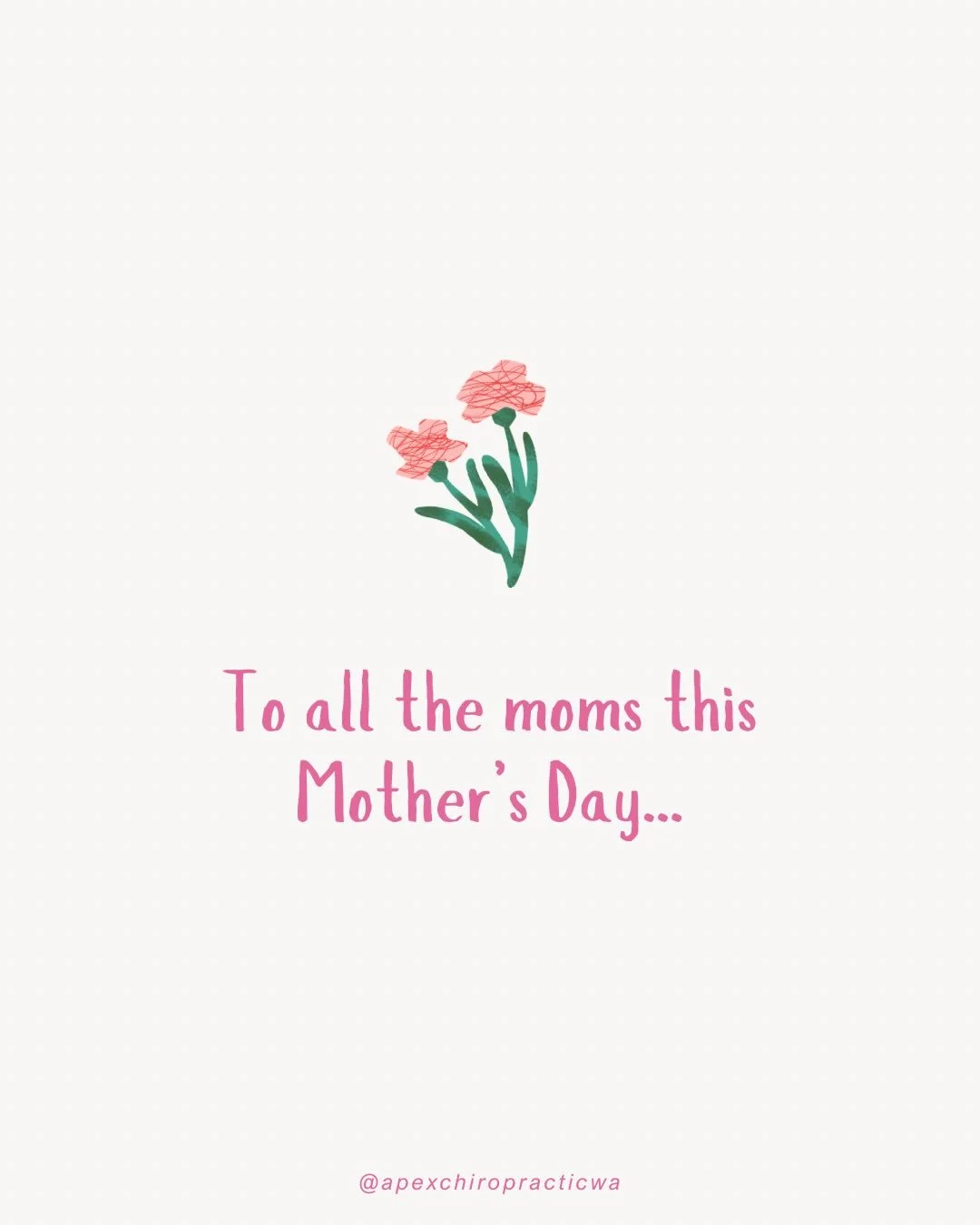 Wishing all of our Apex moms a wonderful and restful Mother&rsquo;s Day! 💞

#pxdocs #holistichealthcare #pediatricchiropractic