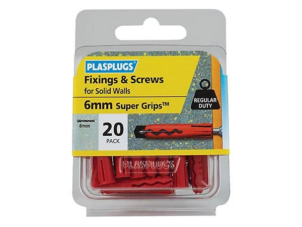 plasplugs-swrs20-solid-wall-super-grips-fixings-red-screws-pack-of-20-plaswrs20~5010047002665_01c_MP