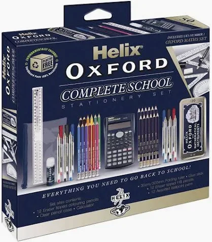 Oxford Complete School Stationery Set
