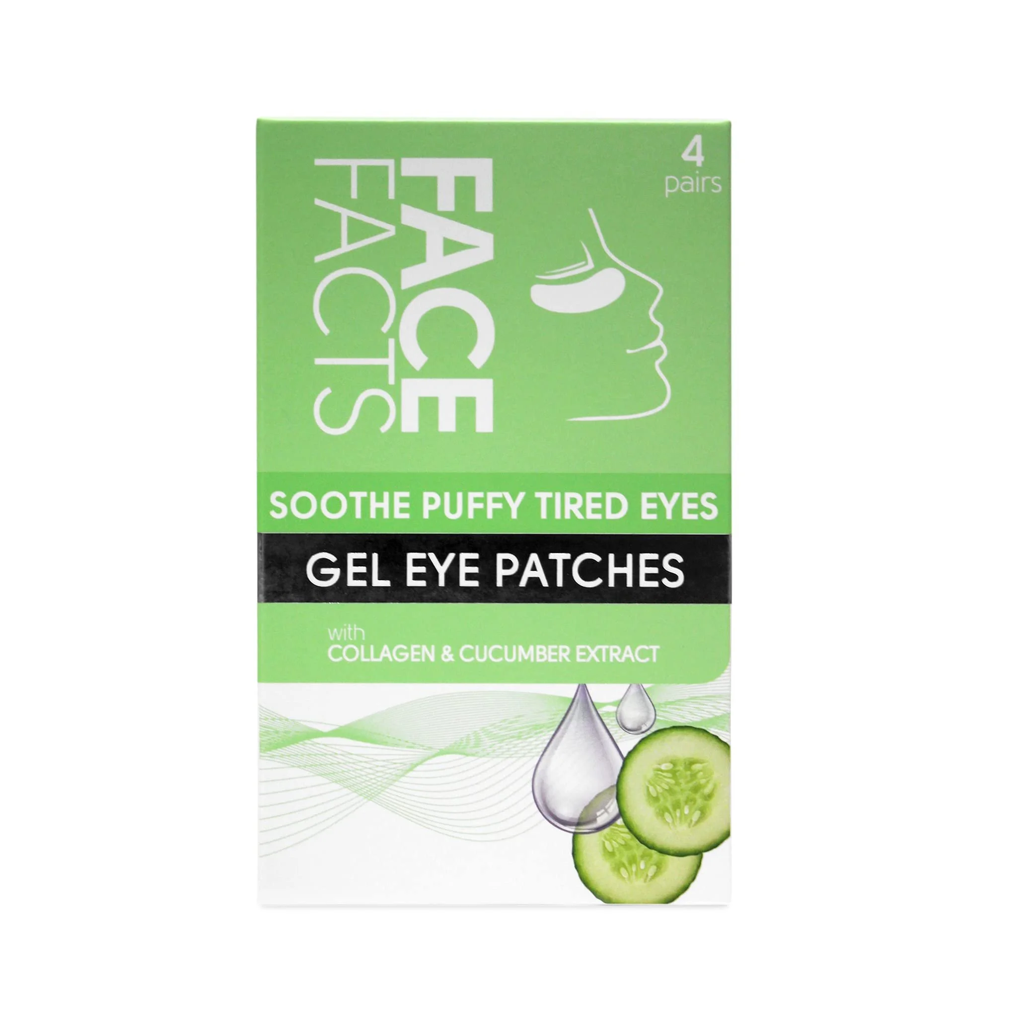 Face Facts Gel Eye Patches - Soothe Puffy Tired Eyes