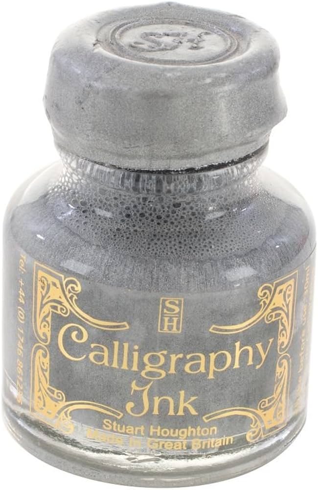 Manuscript Calligraphy Gift Inks - box of 6 - Silver