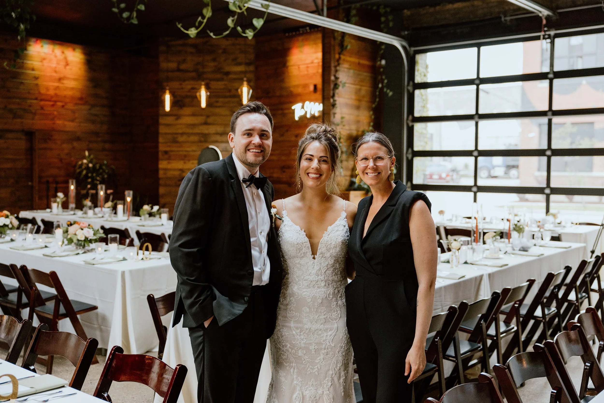 Naperville wedding planner with newlyweds