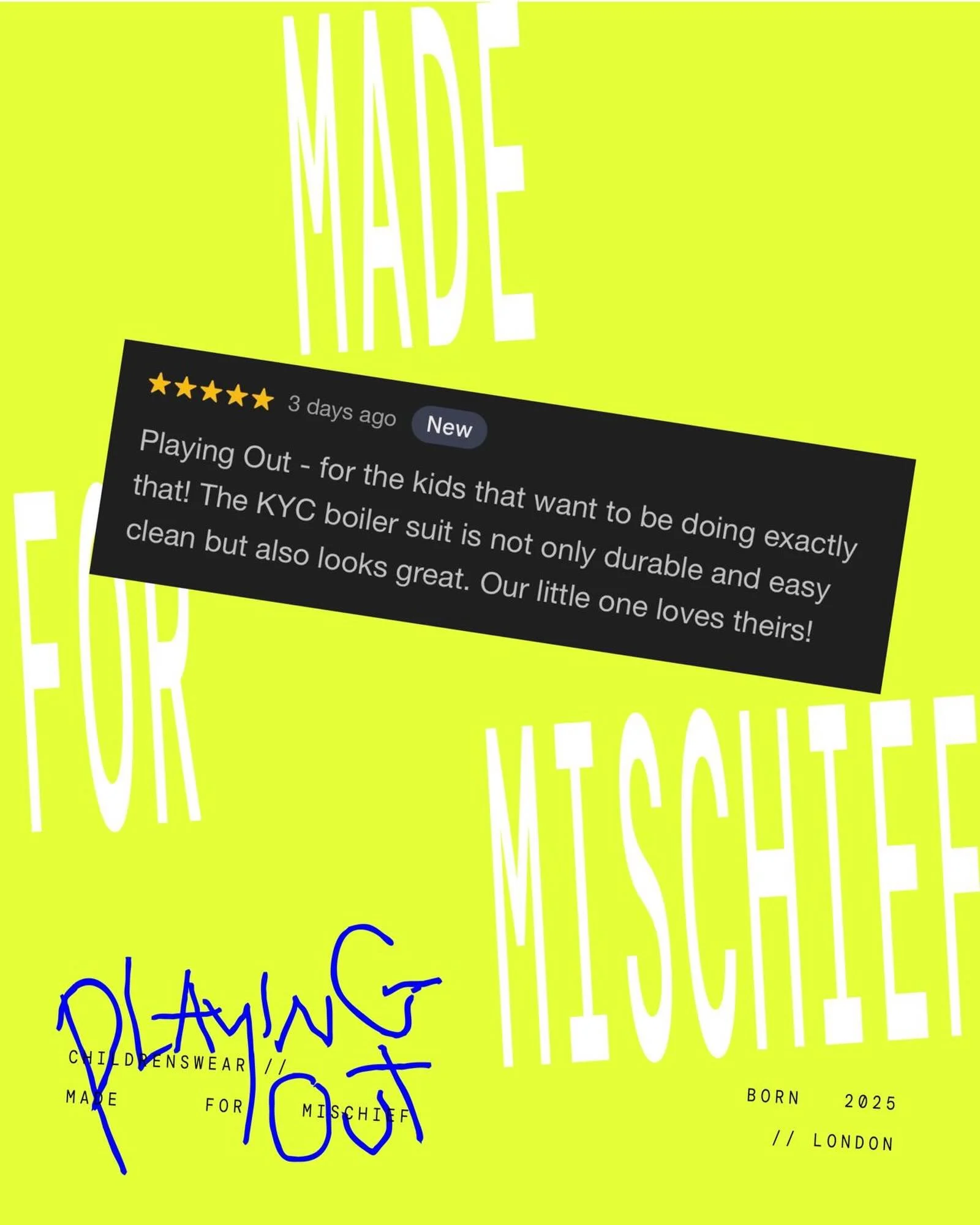 New review 🔥
#madeformischief