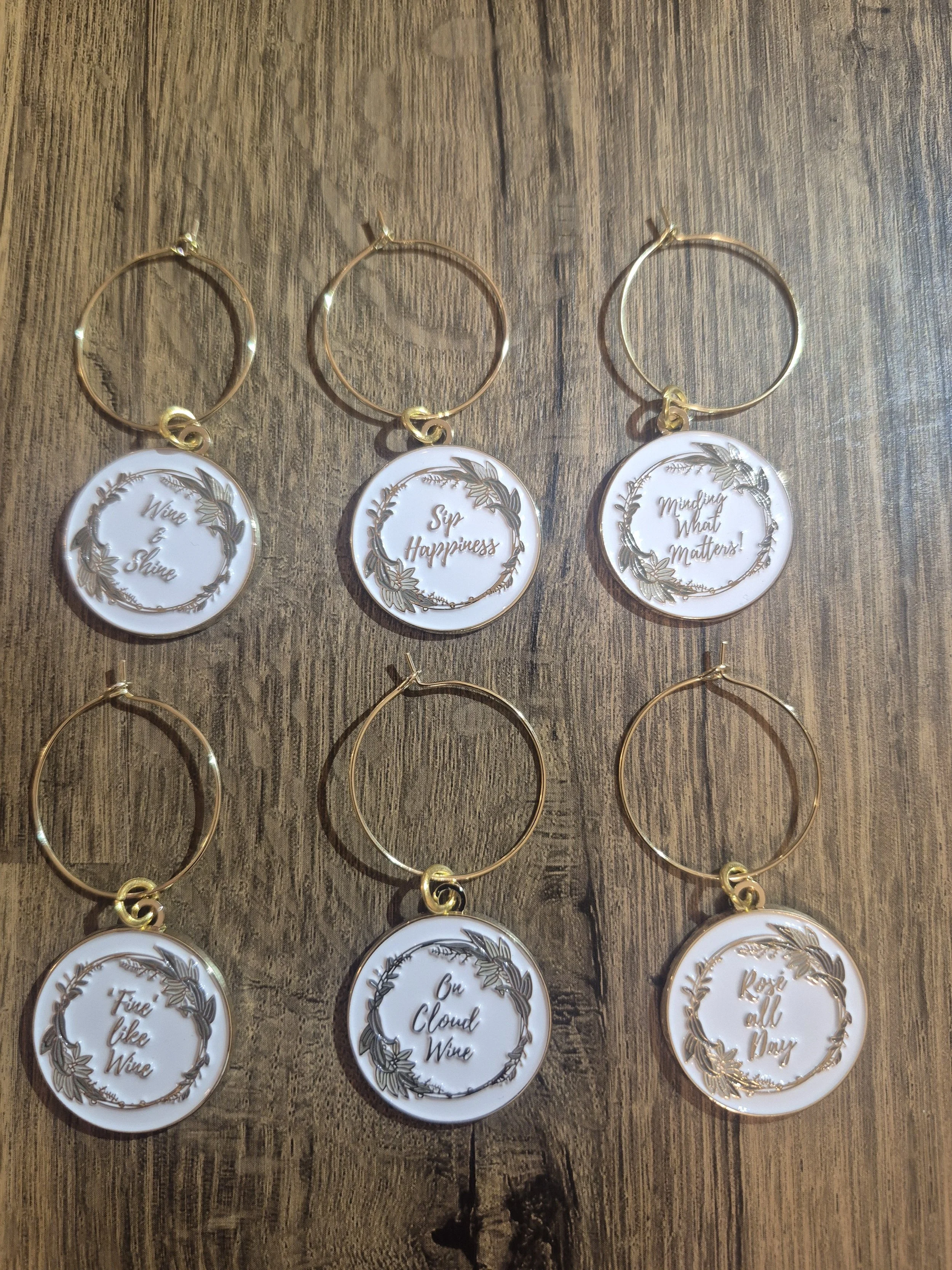 Mrs Mind Watchers Sip & Shine Wine Charm Collection