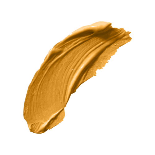 Gelber Acryl Farbklecks