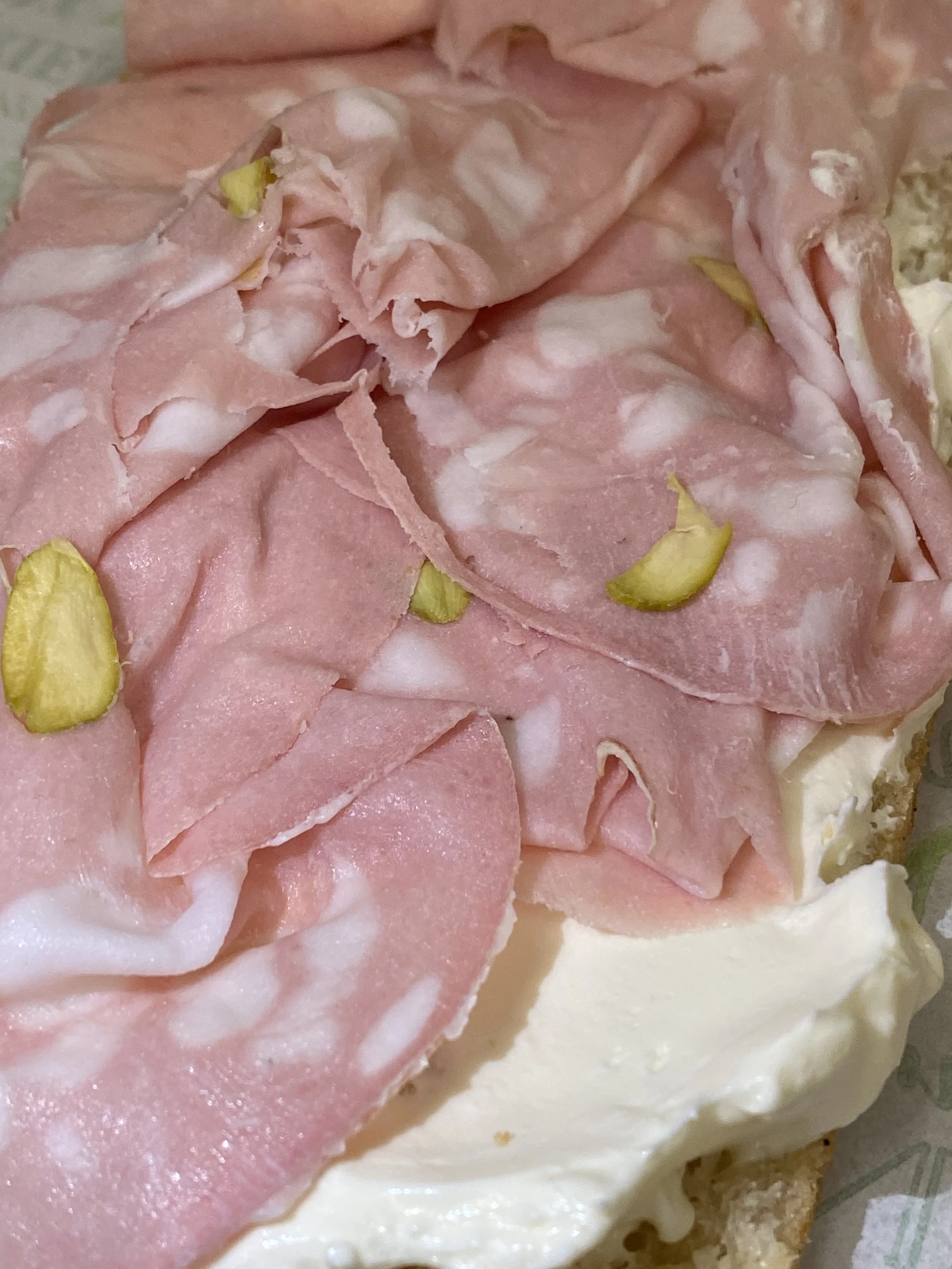 focaccia mortadella