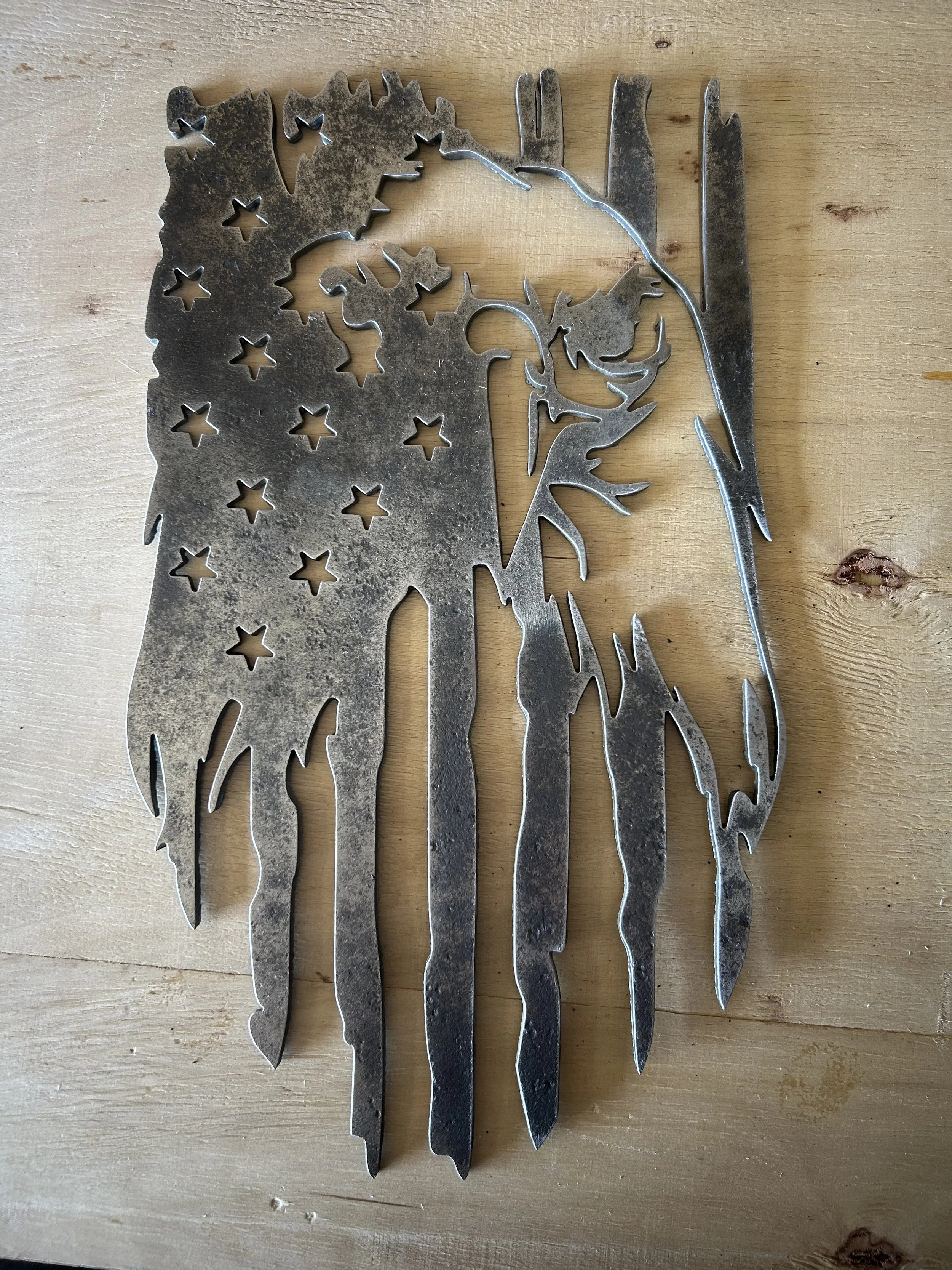 Tattered US Flag