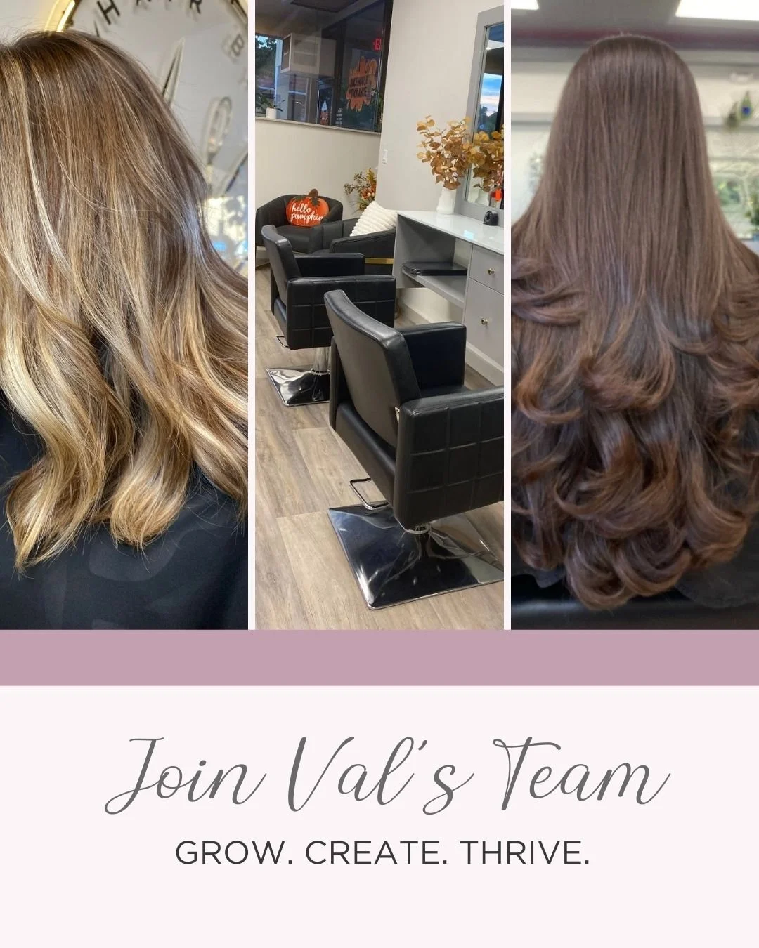 📣 HIRING 📣

Licensed hairdressers with 2+ years of experience, this is your sign. 💇&zwj;♀️👩&zwj;🦱

If you&rsquo;re passionate about hair and ready to grow in a positive, professional salon environment, I&rsquo;d love to meet you. 🫵😊

✉️ Send a