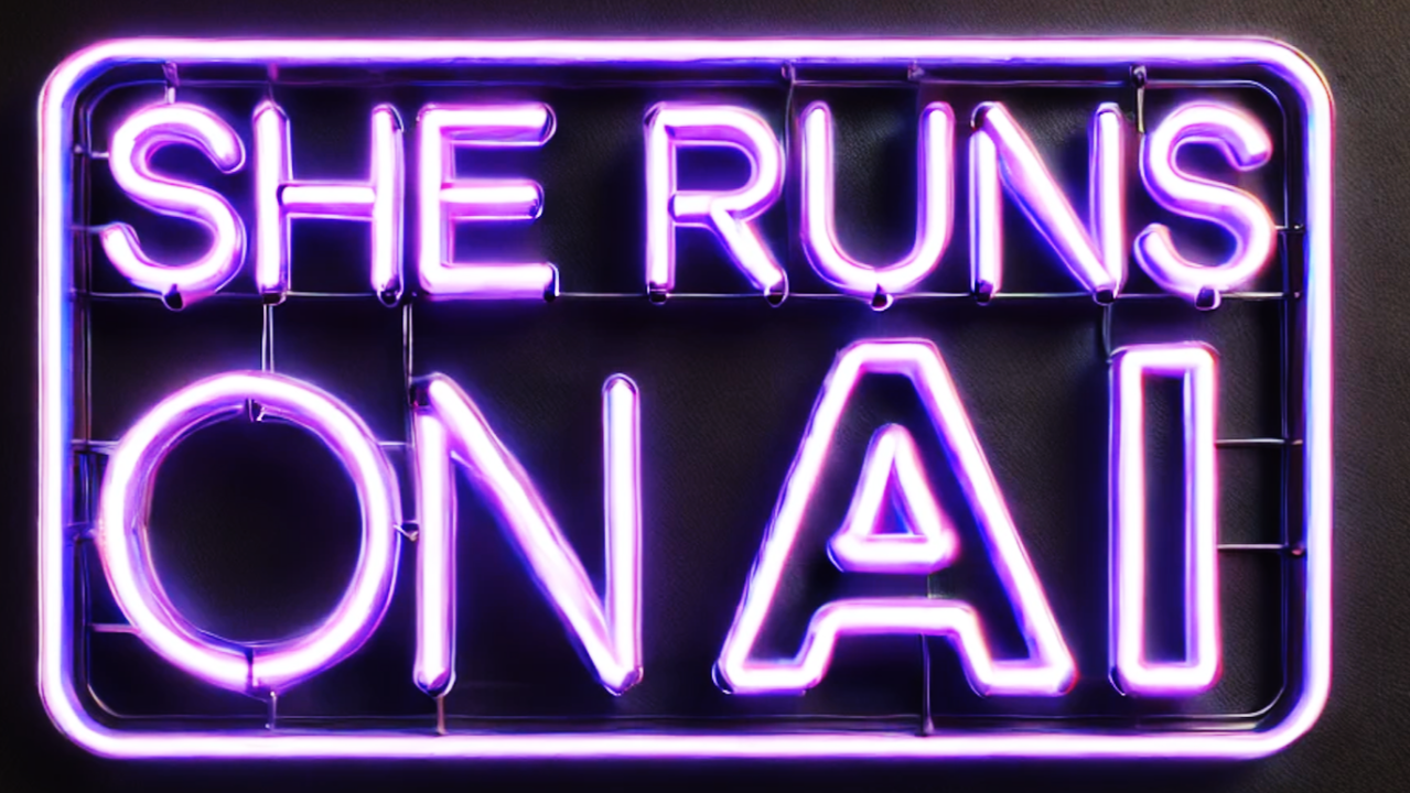 She Runs on AI—Because coffee alone won’t cut It