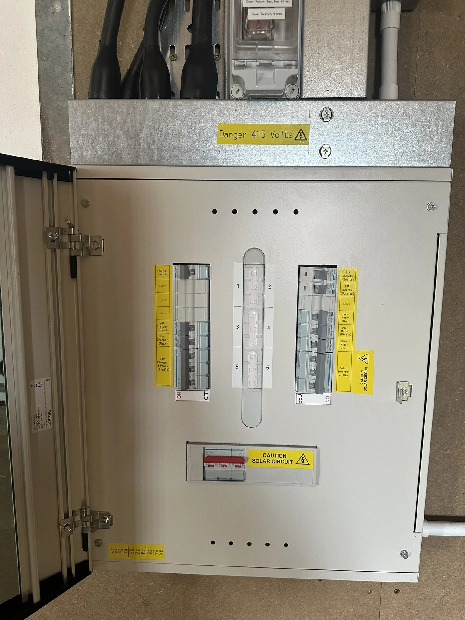 3 Phase Board Labelling
