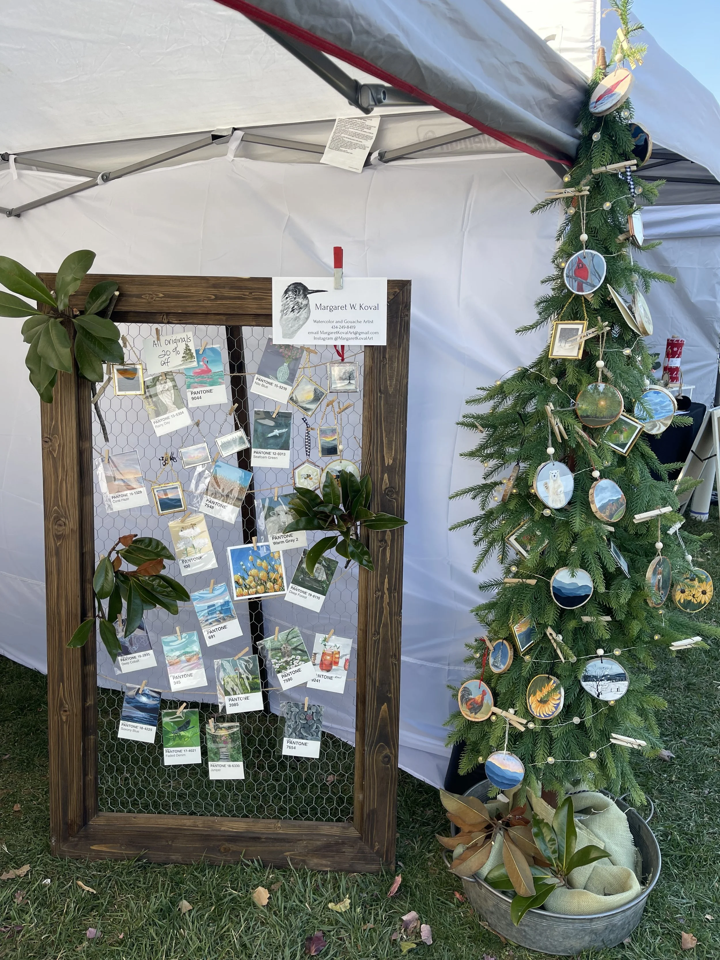 Some of my work on display