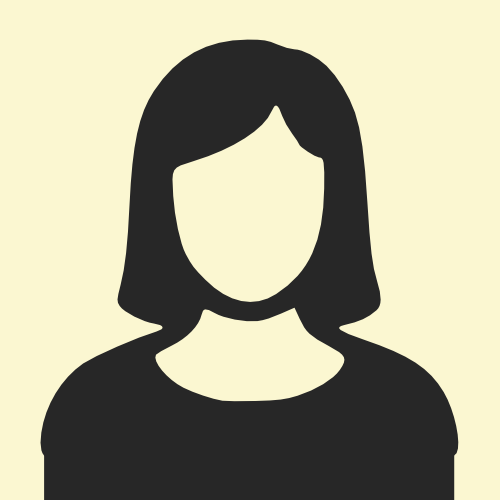 Silhouette of a woman with shoulder-length hair, no facial features, against a light background.