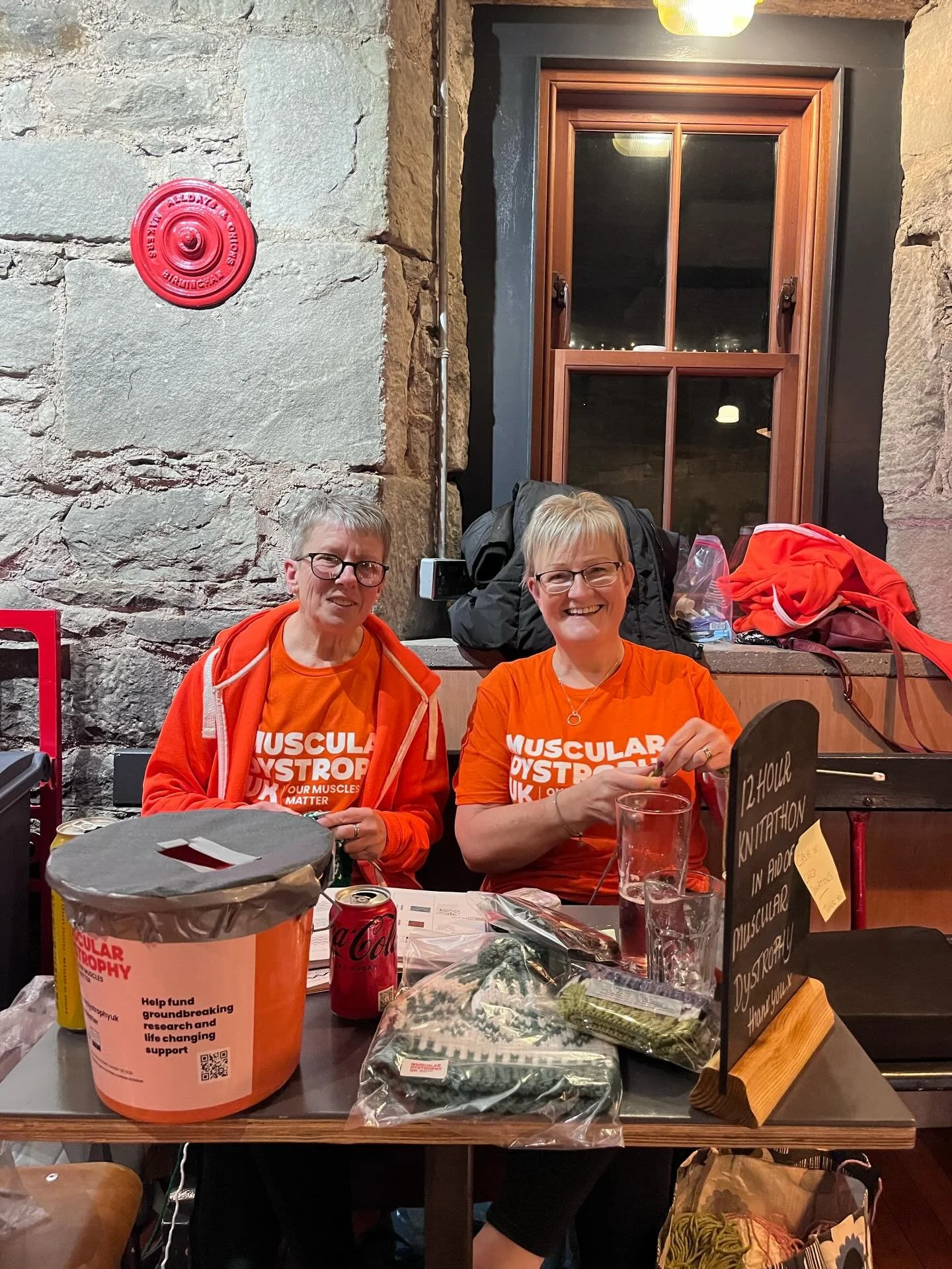 Great to host Kathryn &amp; Audrey at The Noost yesterday for the second half of their 12-hour knitathon 🧶

Brilliant effort ladies - knitting to raise funds for charity.

https://www.justgiving.com/page/kathryn-fullerton-4