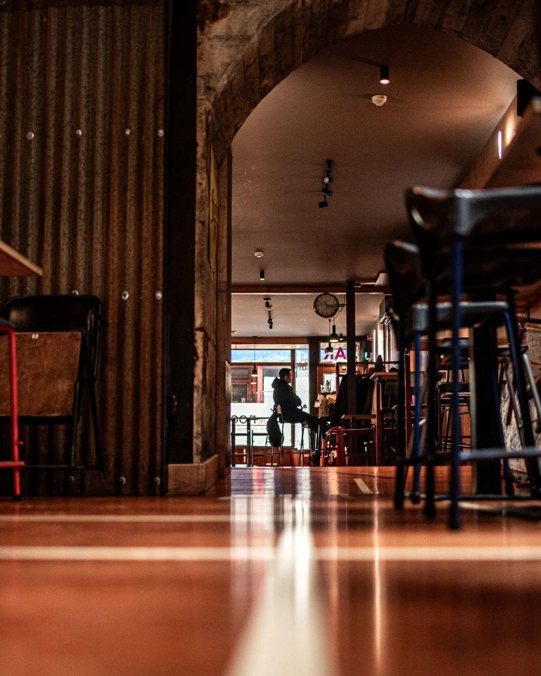 The floor in the noost came from the old Lerwick Central School games hall 🏫

100-year-old floorboards, rescued, lifted and relaid.

the noost is made up of many reclaimed pieces with stories behind them. 

any memories?...

 #noostforaboost #lerwic