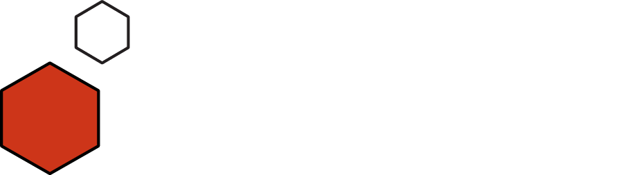 Logo of Match Tracks with hexagon icons and stylized text.